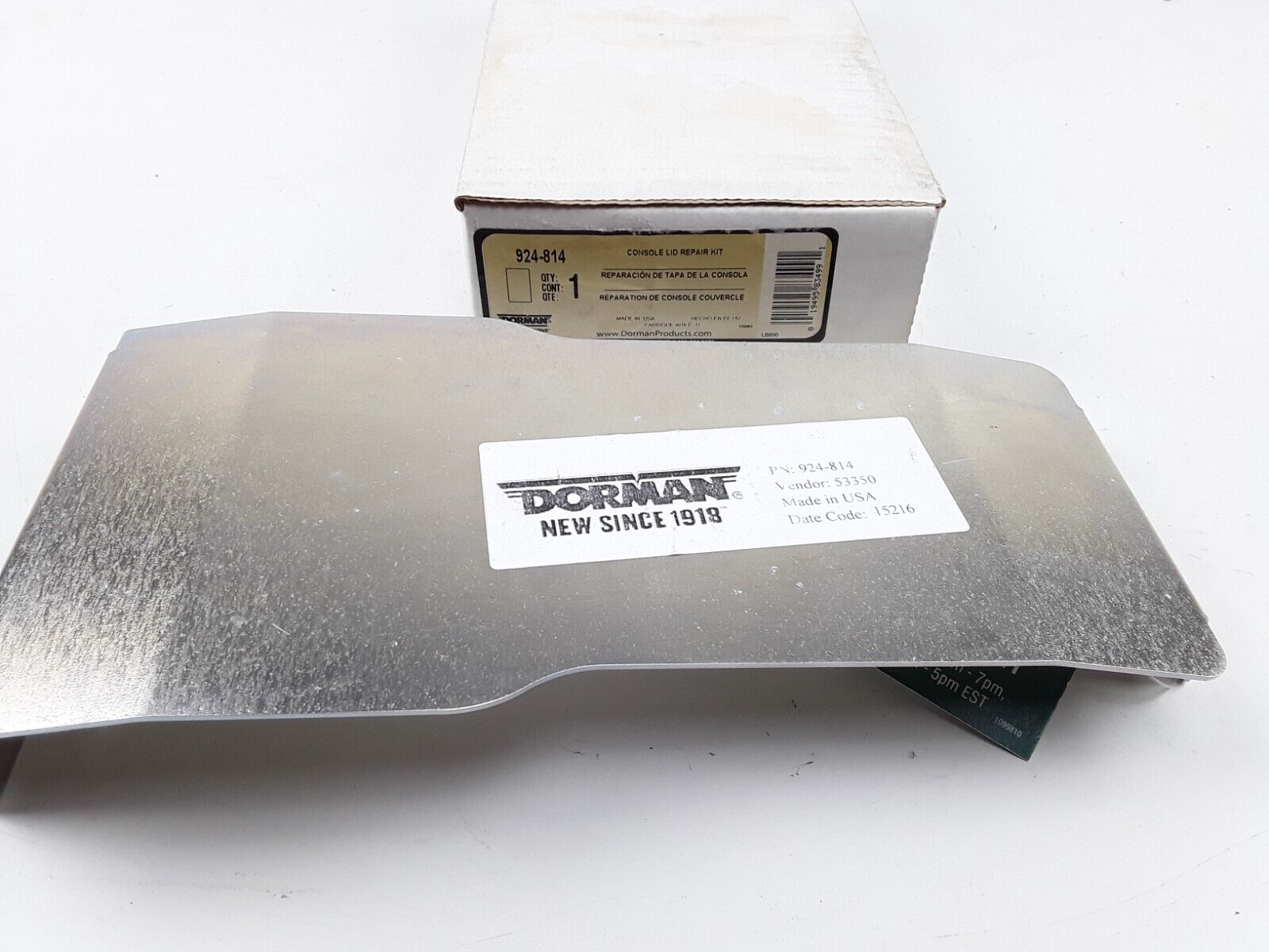 Armrest Console Lid Repair Kit For Chevrolet Blazer S10, GMC Jimmy Sonoma Dorman - HotCarParts