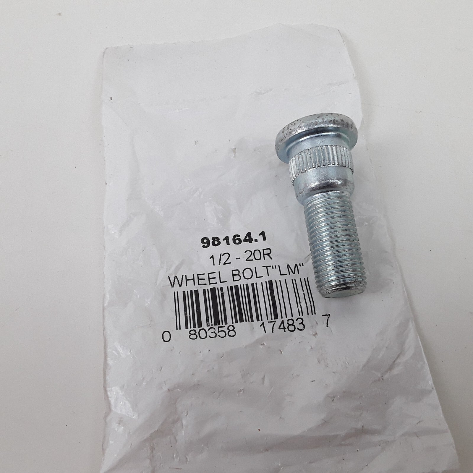 Dorman 98164.1 Chrome Wheel Bolt "LM" 1/2-20R β Car Truck Stud Lug Hardware