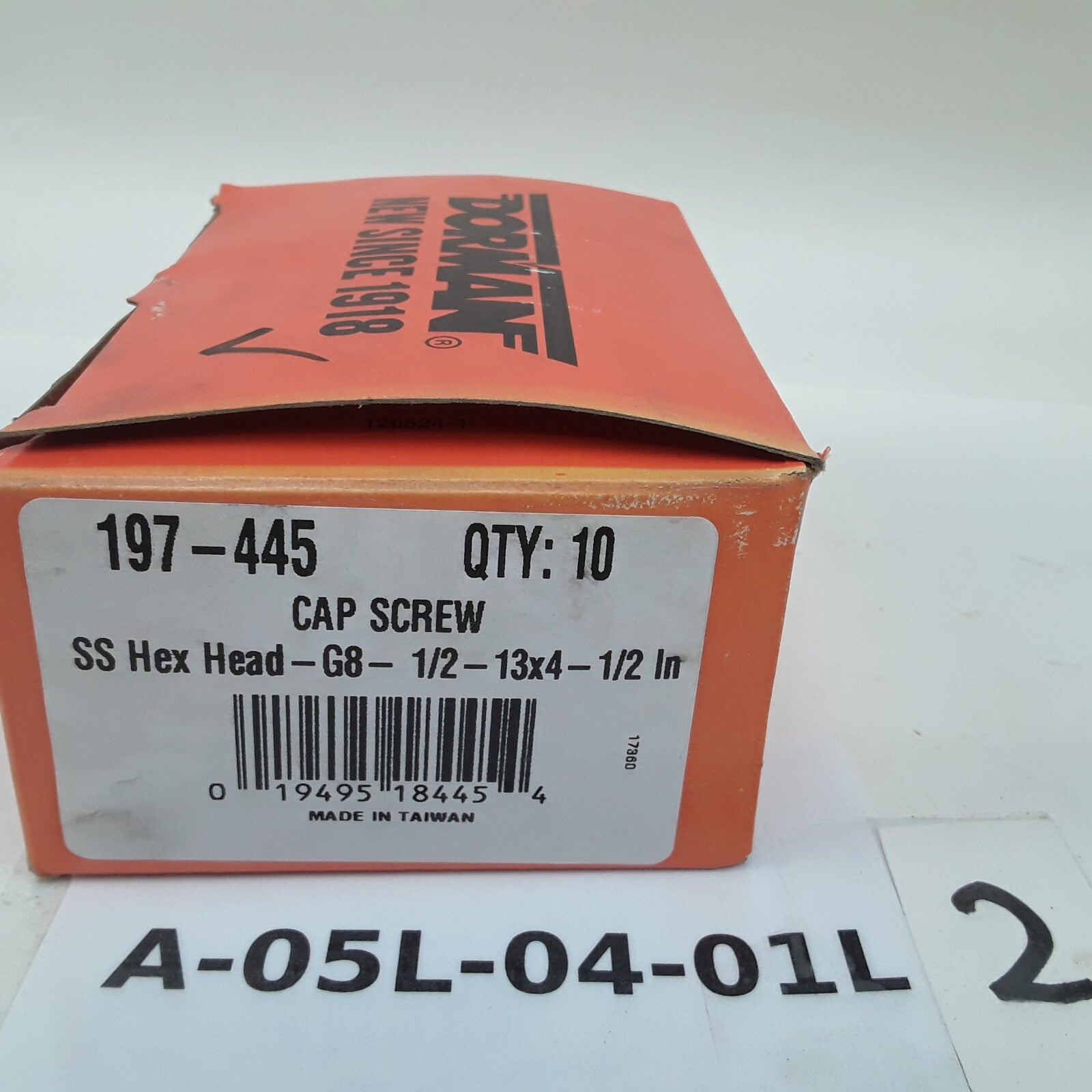 Multi-Purpose Bolt Cap Screw-Hex Head-Grade 8- 1/2-13 x 4-1/2 In Pack of 10