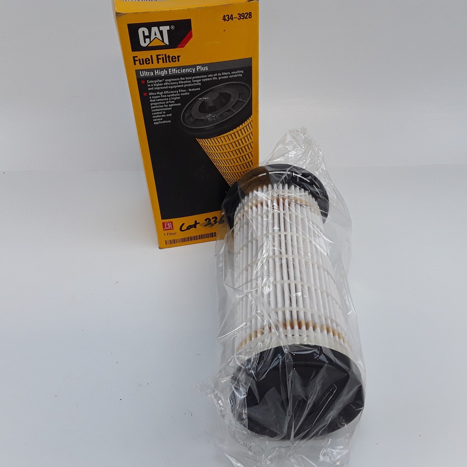 Caterpillar 434-3928 Ultra High Efficiency Fuel Filter Element Heavy Duty