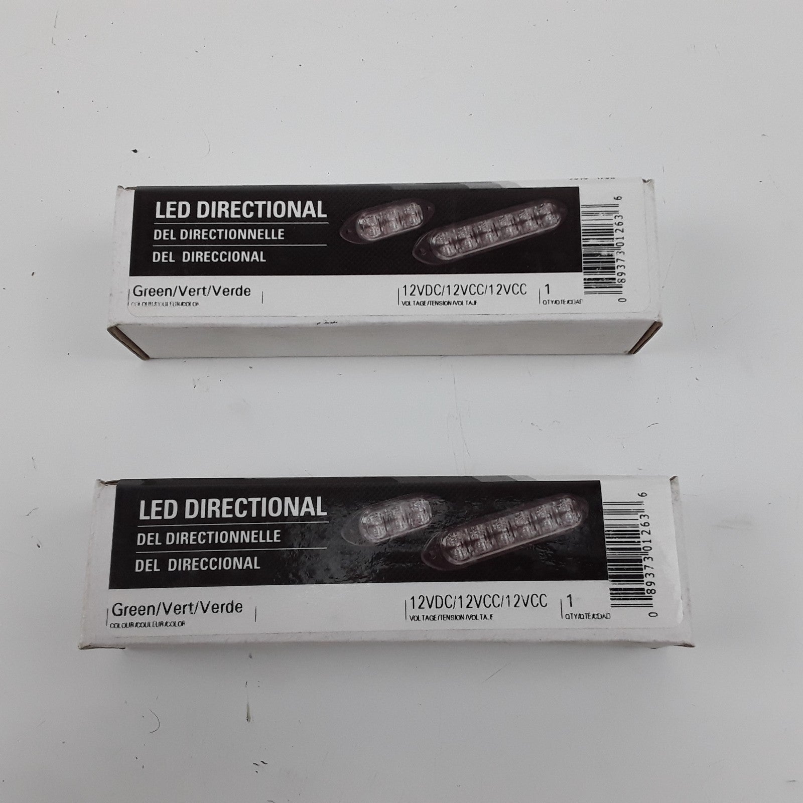Grote 78164 LED Directional Warning Lights Surface Mount Assembly Green 3-Diode