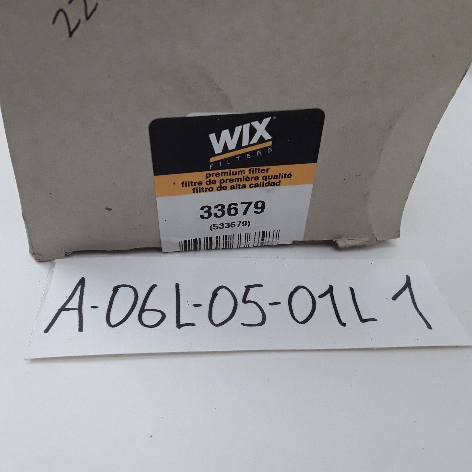 Wix 33679 Cartridge Metal Canister Furance/Fuel Pump/Tank Filter Heavy Duty