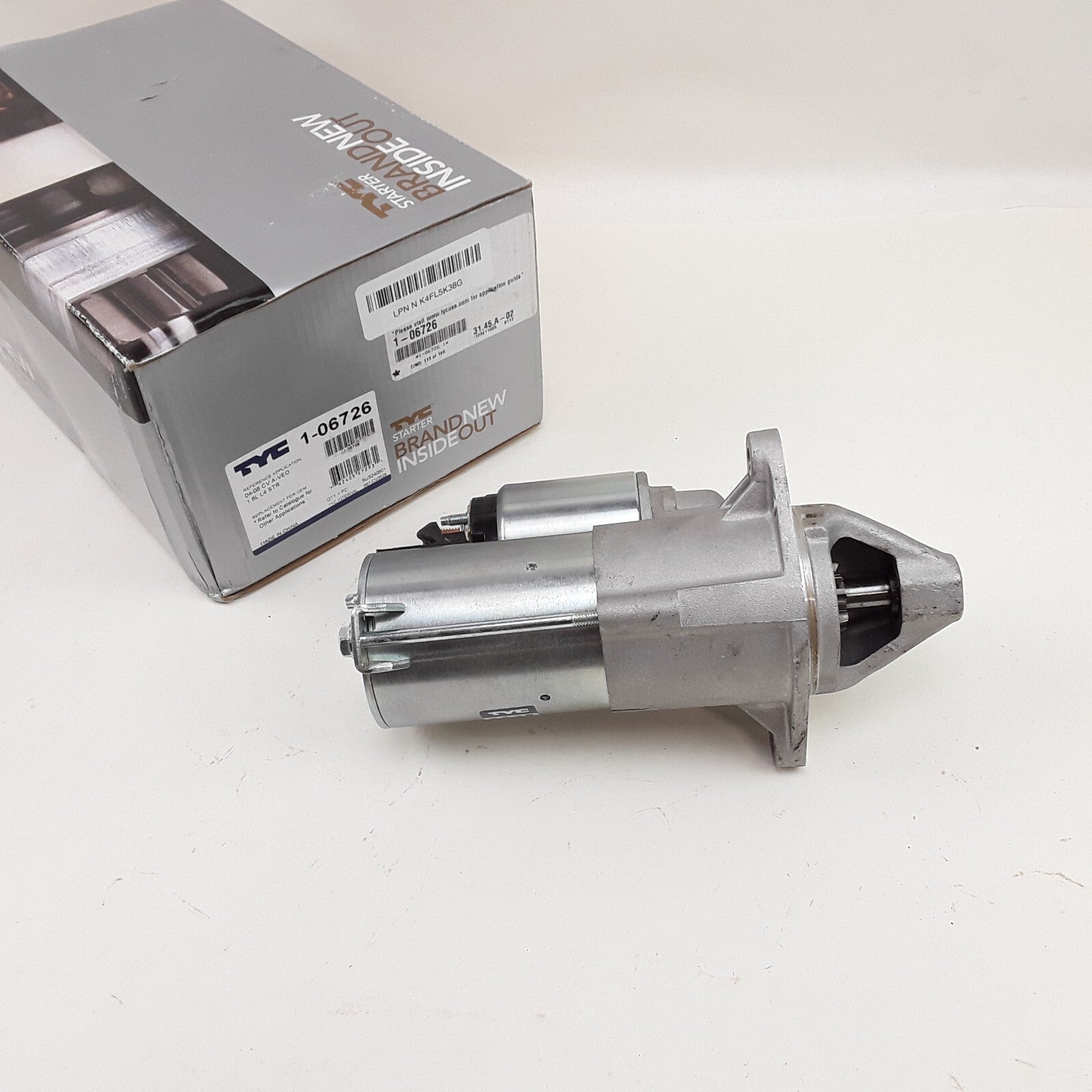 TYC 1-06726 Starter Motor Fits Pontiac G3 Chevrolet Aveo5 Aveo (2004-2008, 2010)