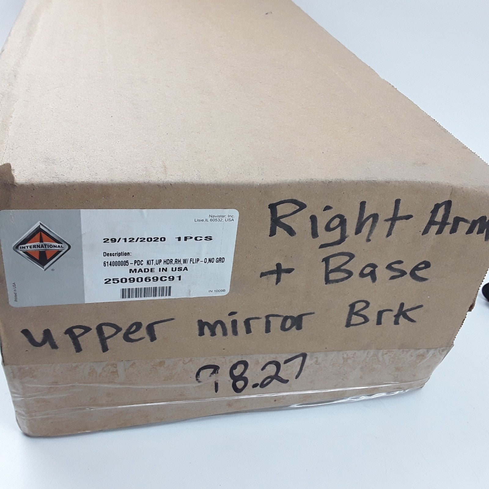OEM Right Upper Door Mirror Mounting Bracket Bar Navistar International Trucks