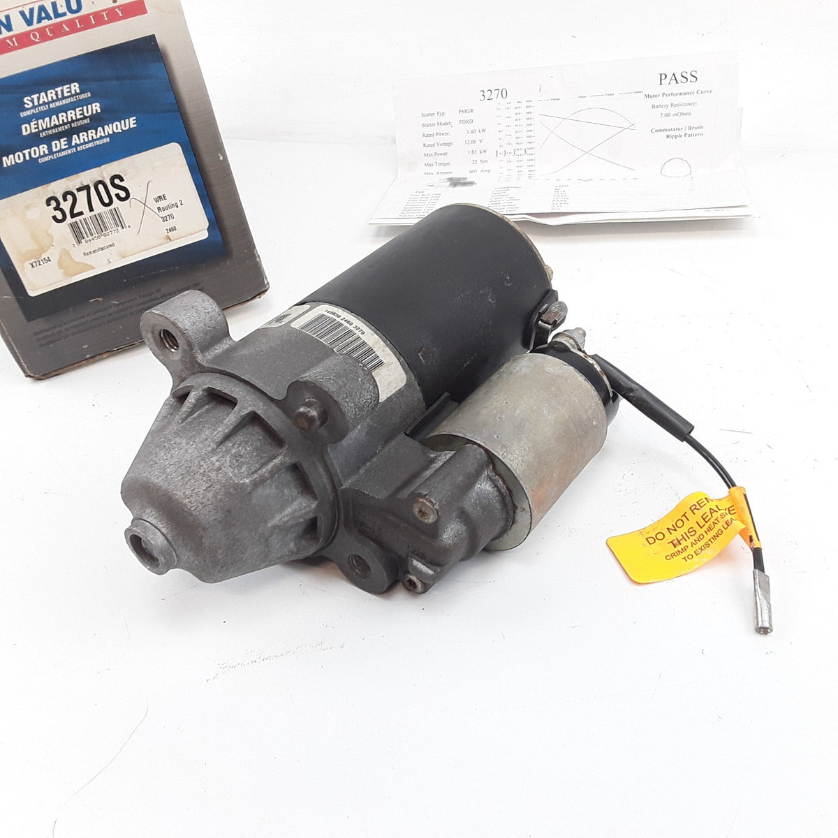 Starter Motor Fits Ford Windstar (1996 1997 1998 1999 2000 2001 2002 2003)