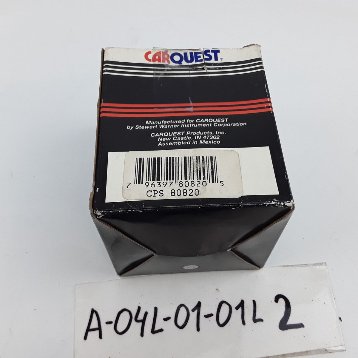 Carquest 80820 Tachometer Gauge Hand Held 0-4,000 RPM 3'' Diameter