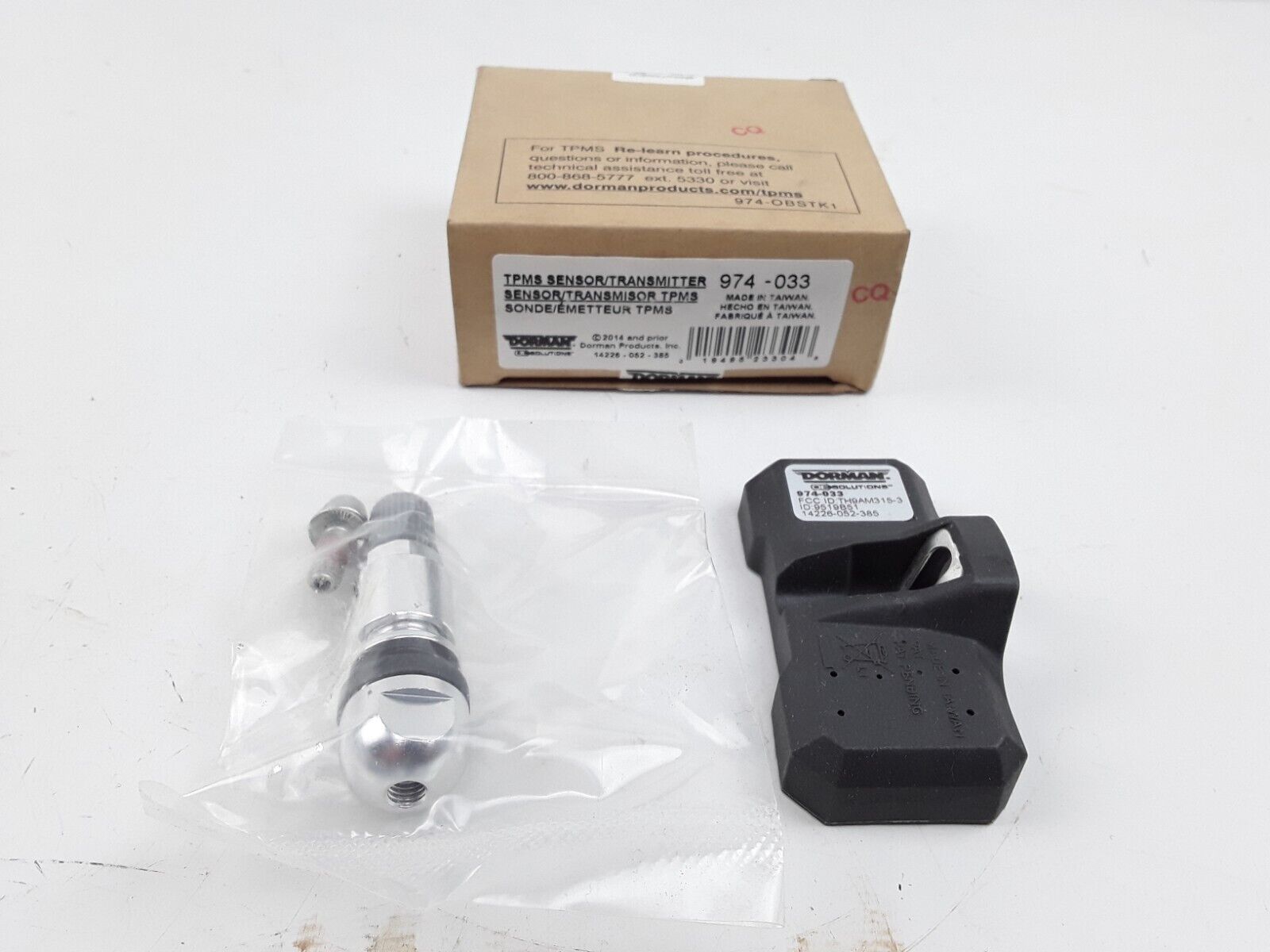 Tire Pressure TPMS Sensor Dorman 974-033 For Lexus ,Pontiac ,Scion ,Toyota - HotCarParts