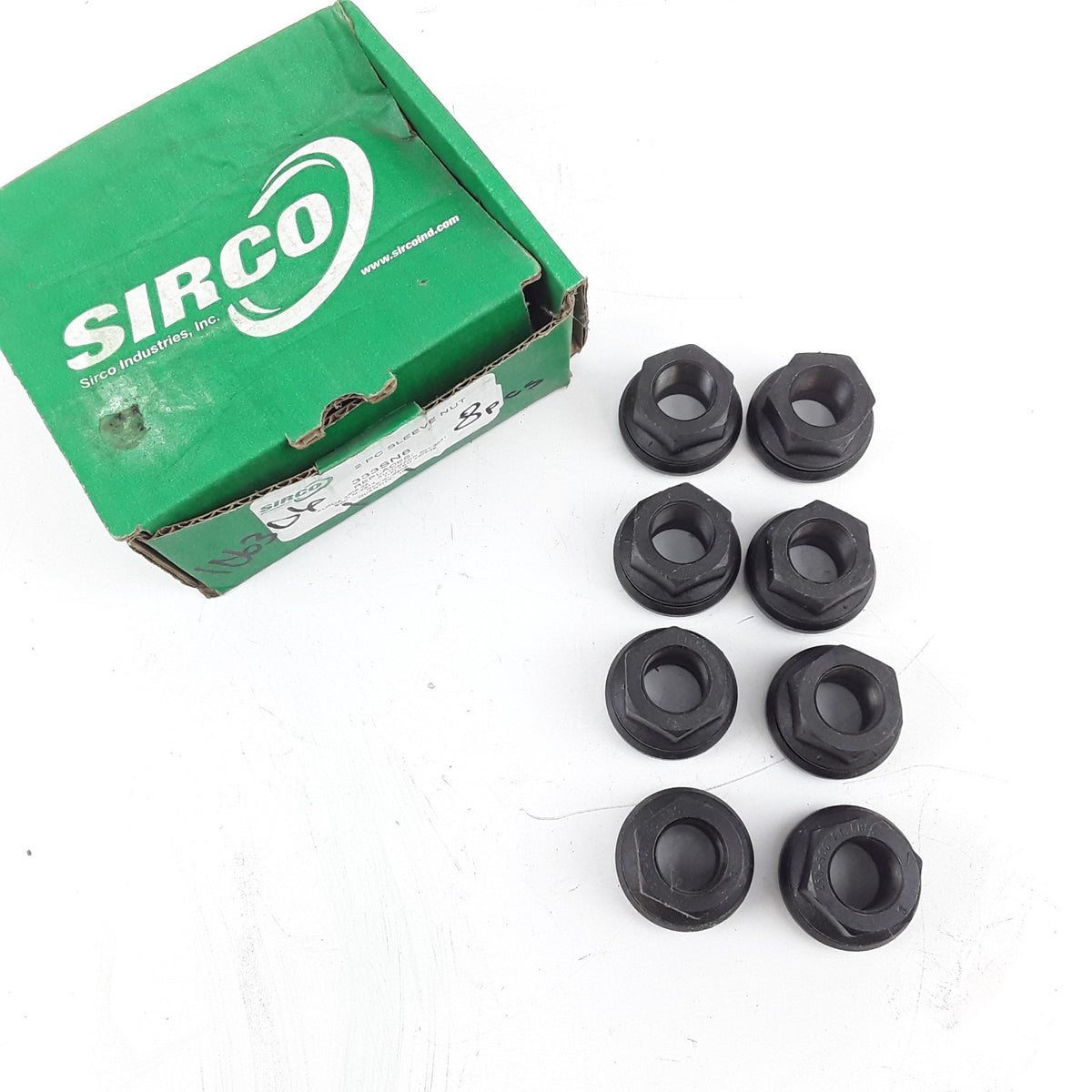 SIRCO 333SN6 Nut M22-1.5 x 6mm 8-Pieces Sleeve Nut Replaces 333SN6 430632 M-4214