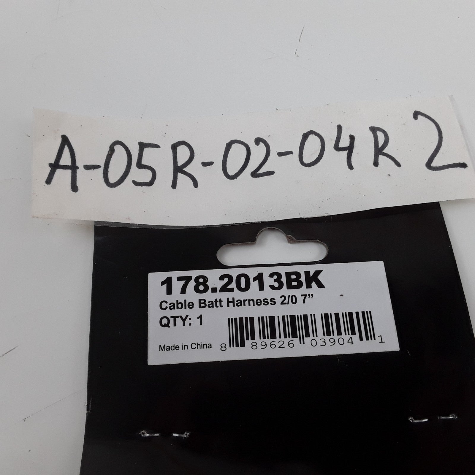 Automann 178.2013BK Battery Harness Cable Assembly 2/0 7" For Heavy Duty Trucks
