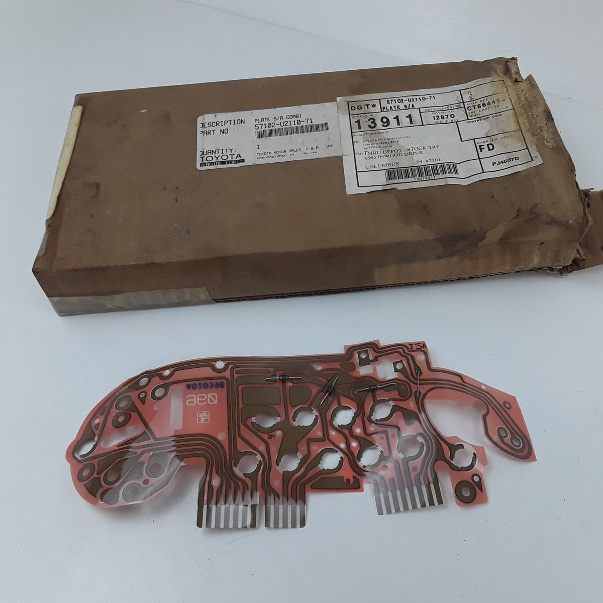 Plate Sub-Assembly Combi For Toyota Forklifts 62-6FDU20, 62-6FDU25, 62-6FDU30