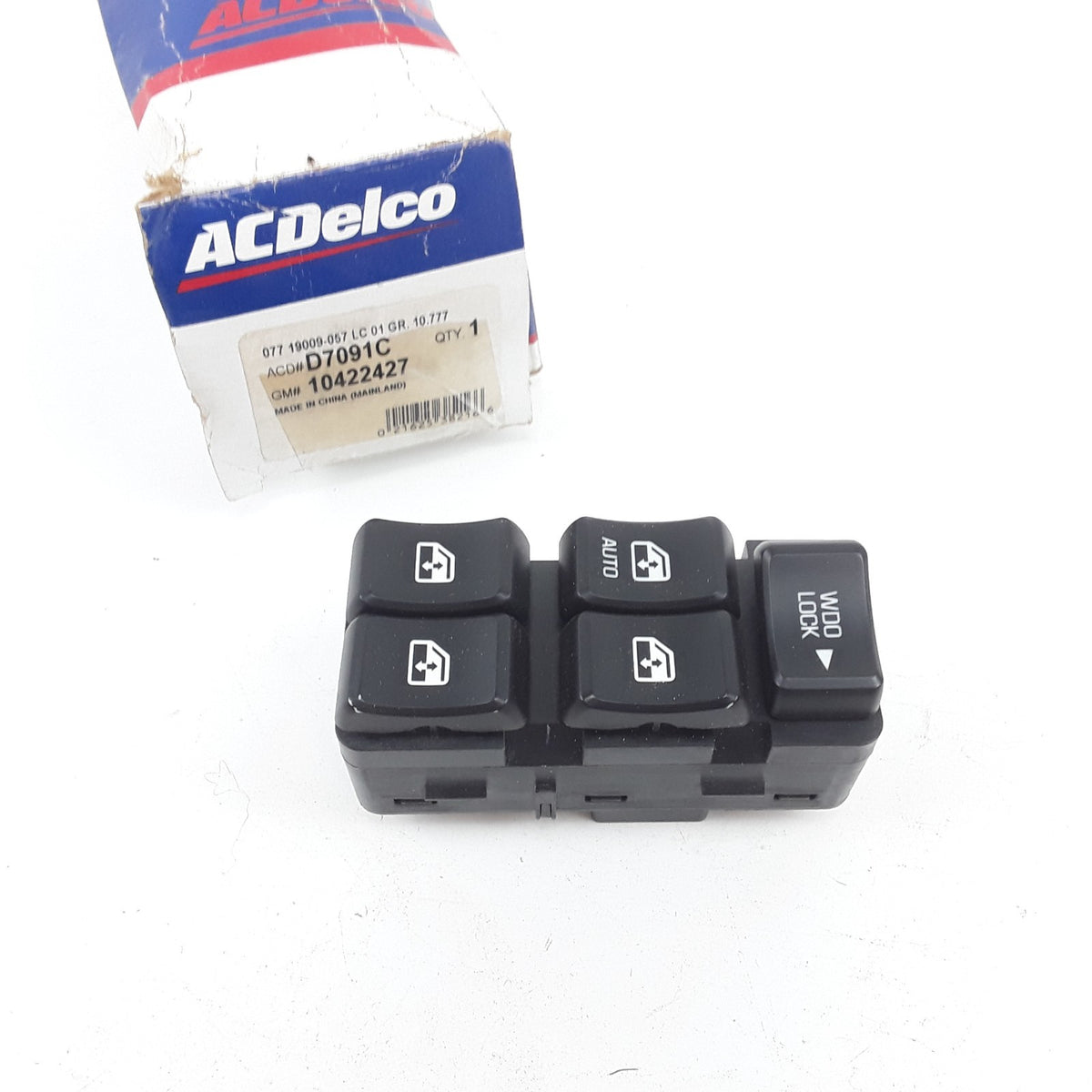 ACDelco D7091C Front Power Window Switch Assembly For Buick Rendezvous 2002-2003
