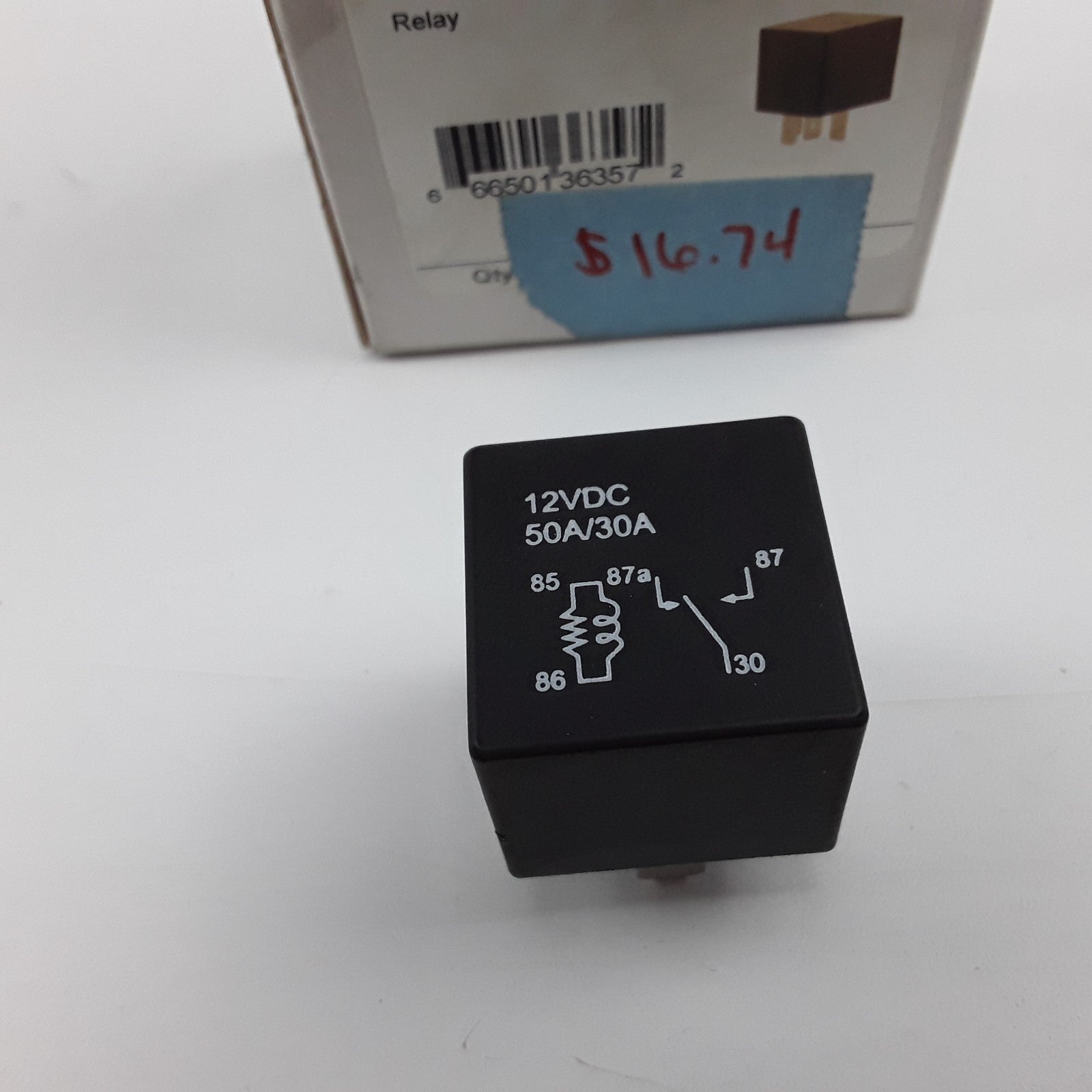 Rig Tough 940-1217 5-Terminal Square Relay Assembly For Automotive Trucks