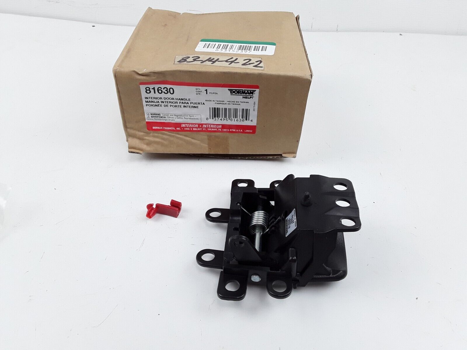 Interior Door Handle Front Right fits 1997-1999 2000 Dodge Dakota Dorman 81630 - HotCarParts