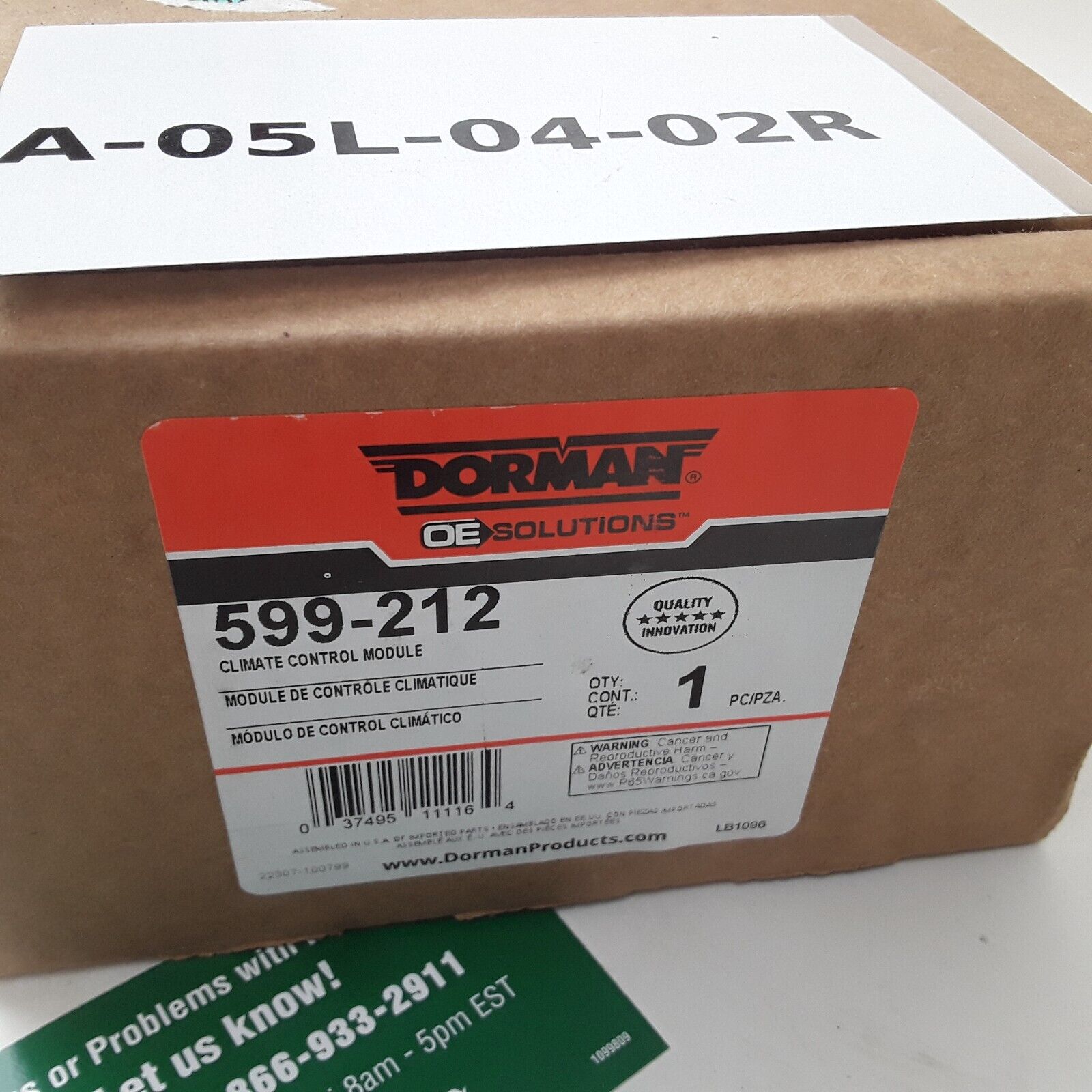 Dorman 599-212 HVAC Control Module for Dodge Ram 1500 2500 3500 Dakota 2001-2005