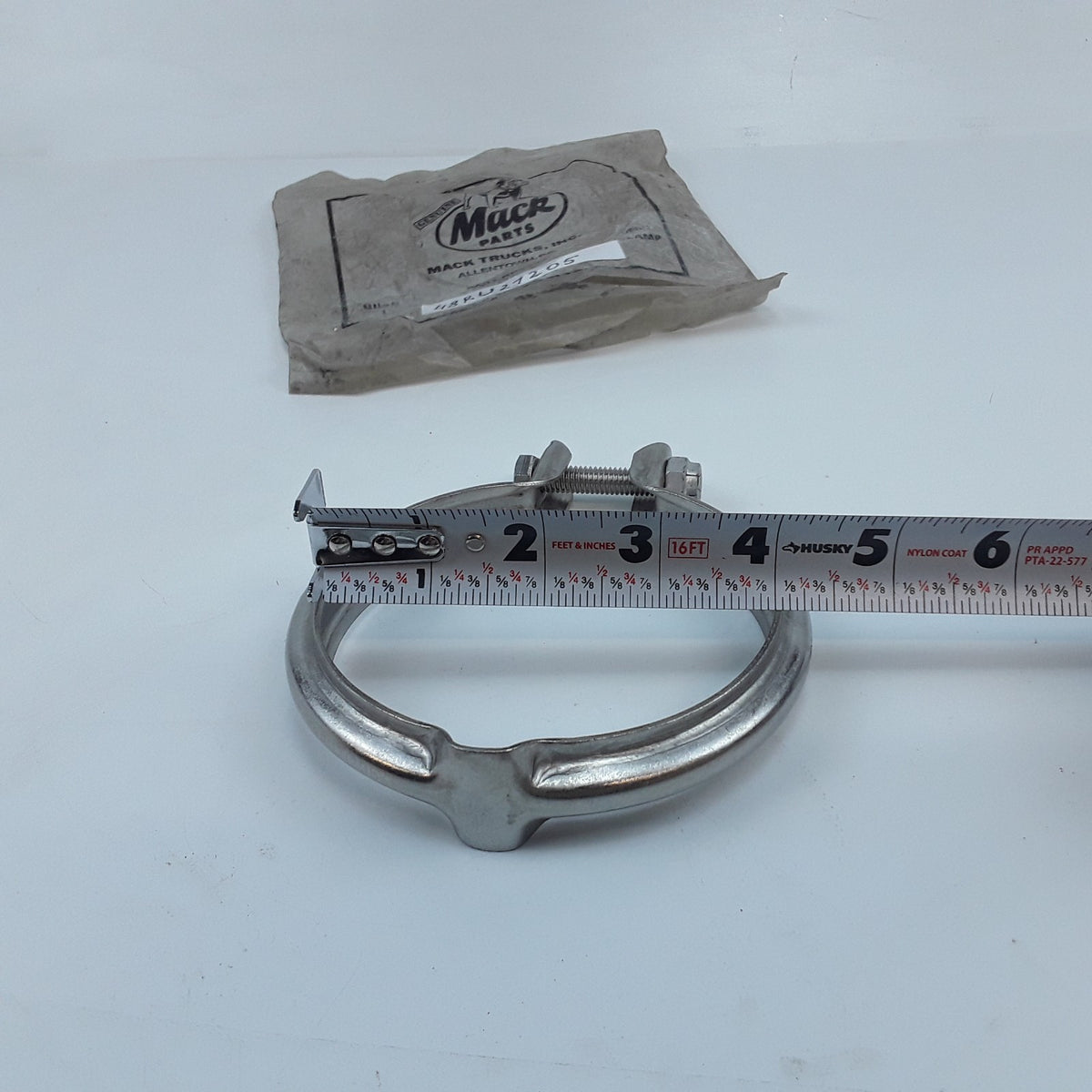 Genuine Turbocharger Outlet V-Band Clamp 48RU21205 For Mack & Volvo Engines