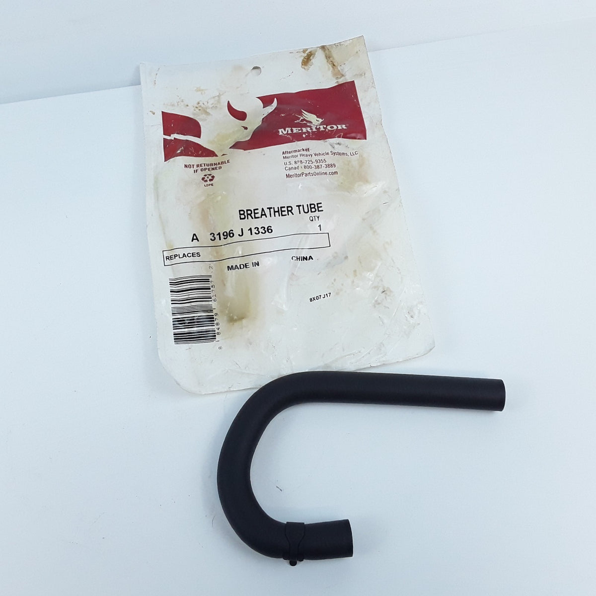 Meritor A 3196 J 1336 Drive Axle Breather Hose U-Tube Brake Genuine OEM