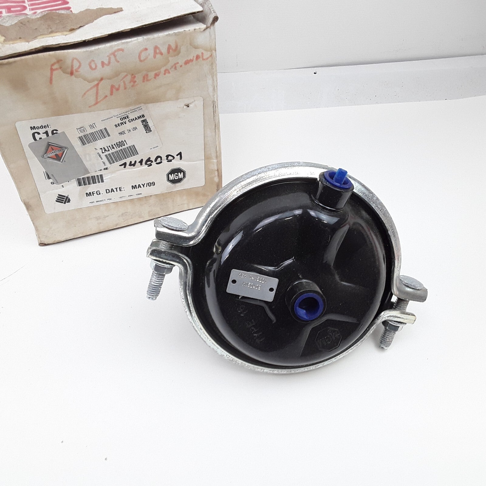 MGM 1416001 Air Brake Chamber - 1416 Series, 2.25" Stroke, Size 16 Model C16