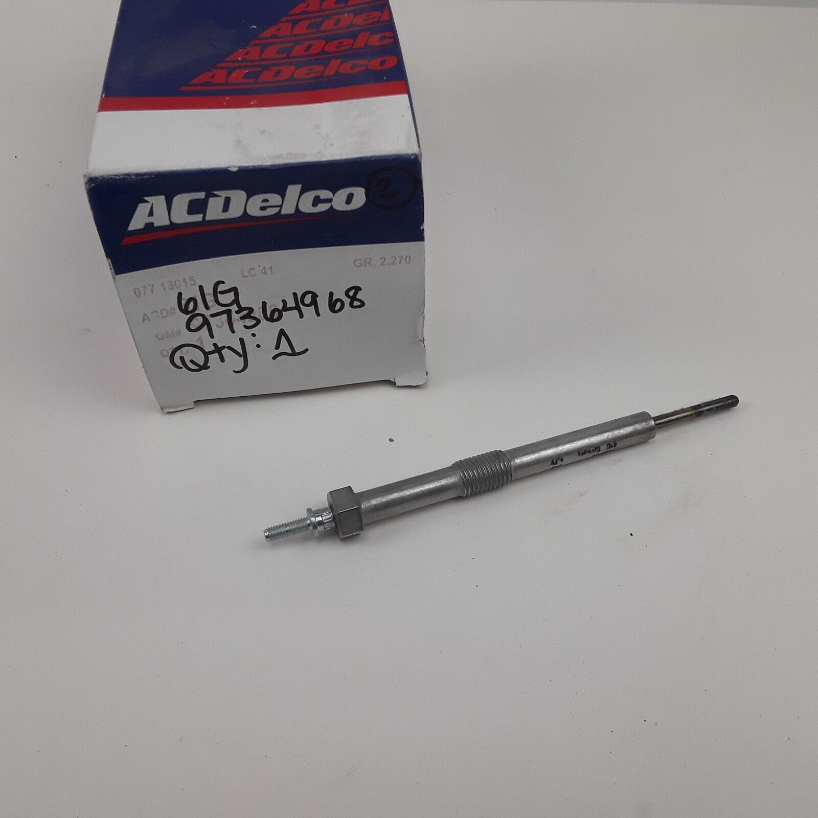 Diesel Glow Plug For Chevrolet GMC 6.6L Diesel ACDelco 61G p/n 97364968 12639701