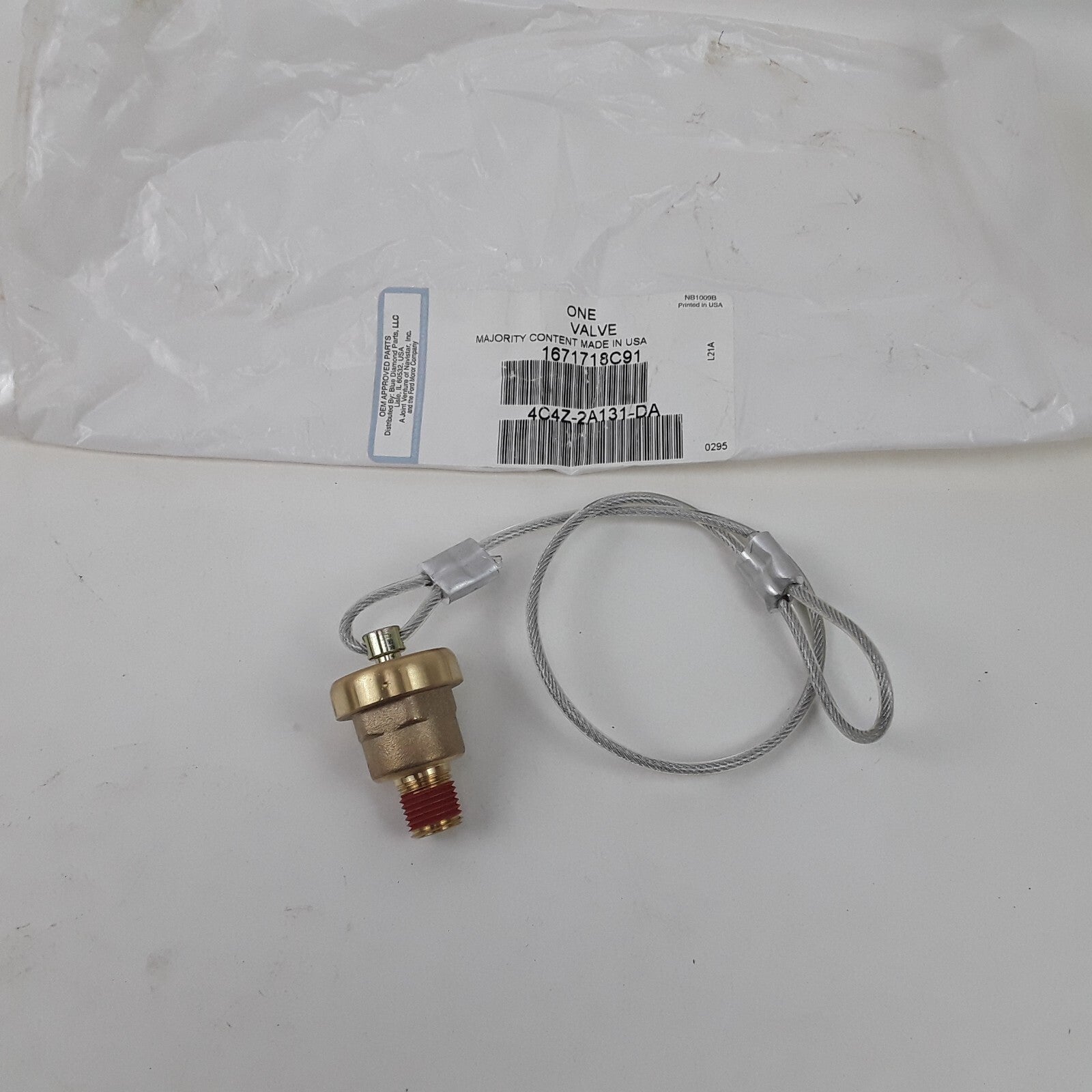 Navistar 1671718C91 Air Brake Reservoir Drain Valve Fits International Truck