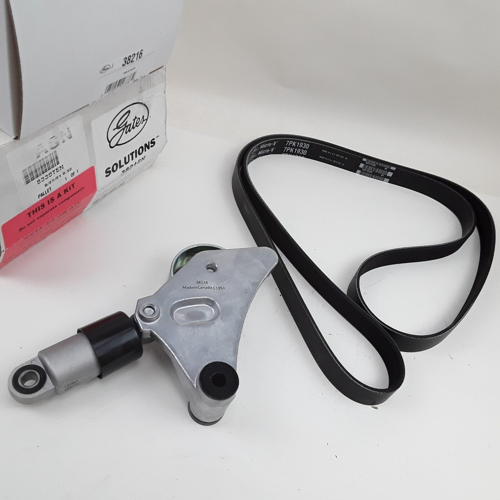 Accessory Drive Belt W/ Tensioner Assembly Fits Scion tC Toyota Camry 2001-2010