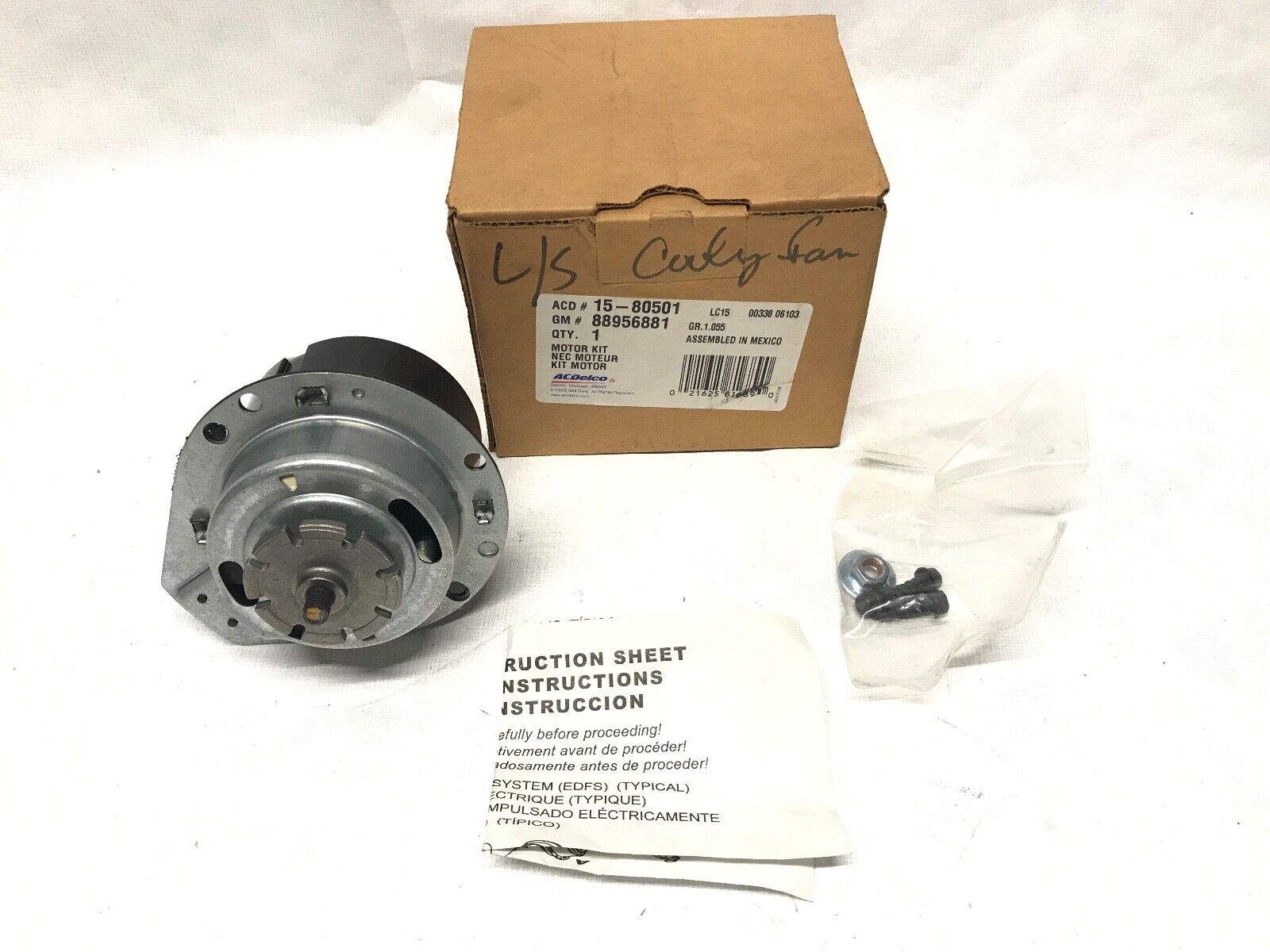 Engine Cooling Fan Motor Left FOR Pontiac Grand Prix,Chevrolet Impala 2004-2005 - HotCarParts
