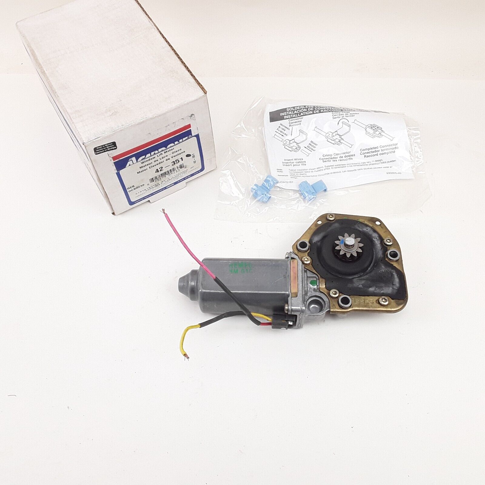 Front Right/Rear Right Power Window Motor Convertible For Ford Mustang 1996-2004