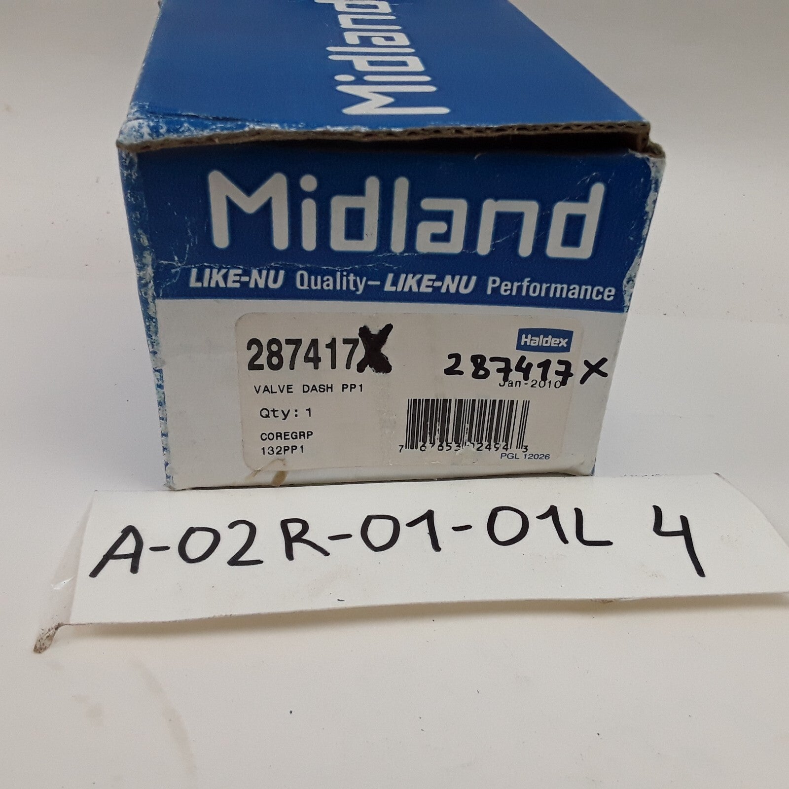 Haldex 287417X Reman Brake Valve Dash PP1 For Heavy Duty High Performance Trucks