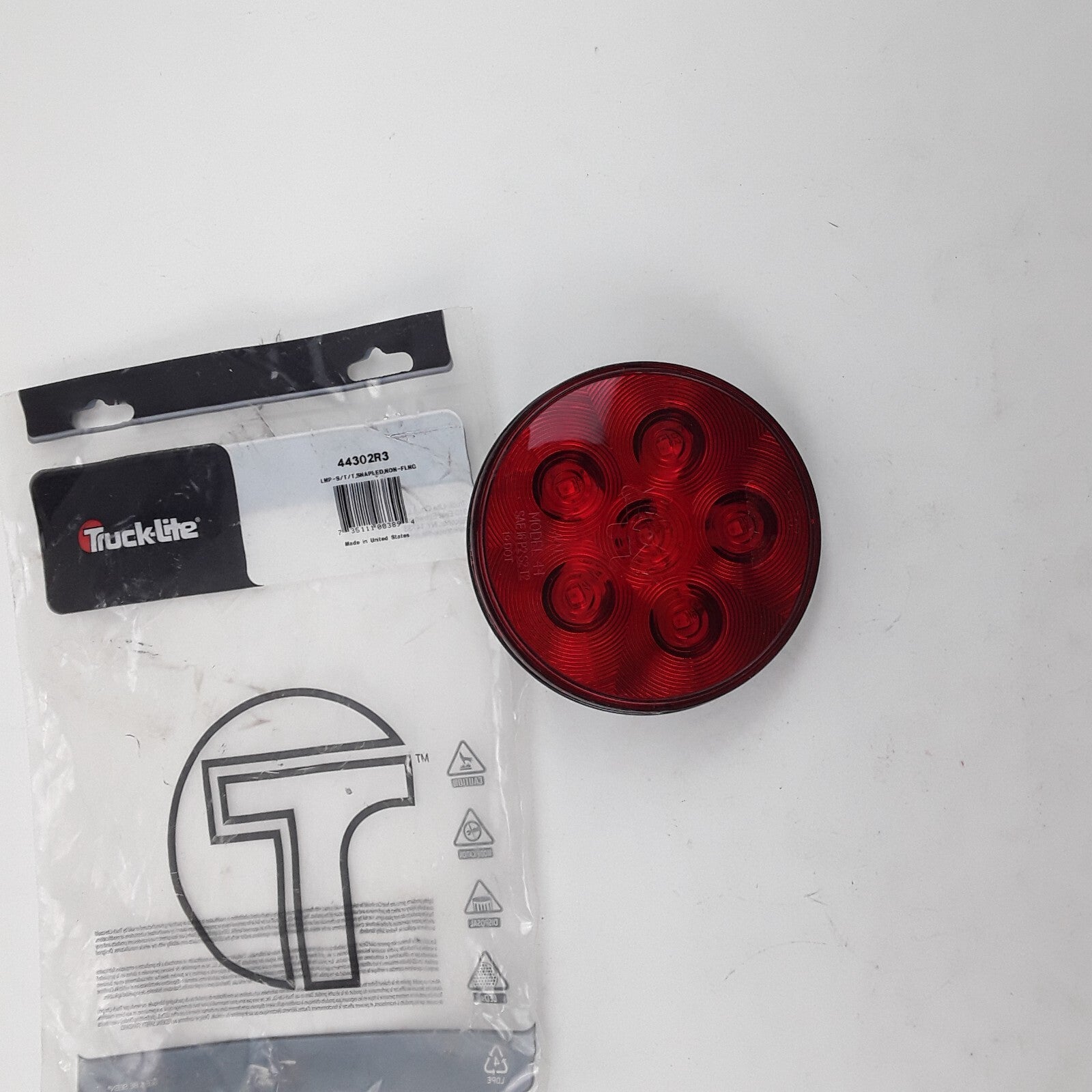 Truck-Lite 44302R3 N Forget S.S. Super 44 Brake Tail Turn Signal Light LED 12V