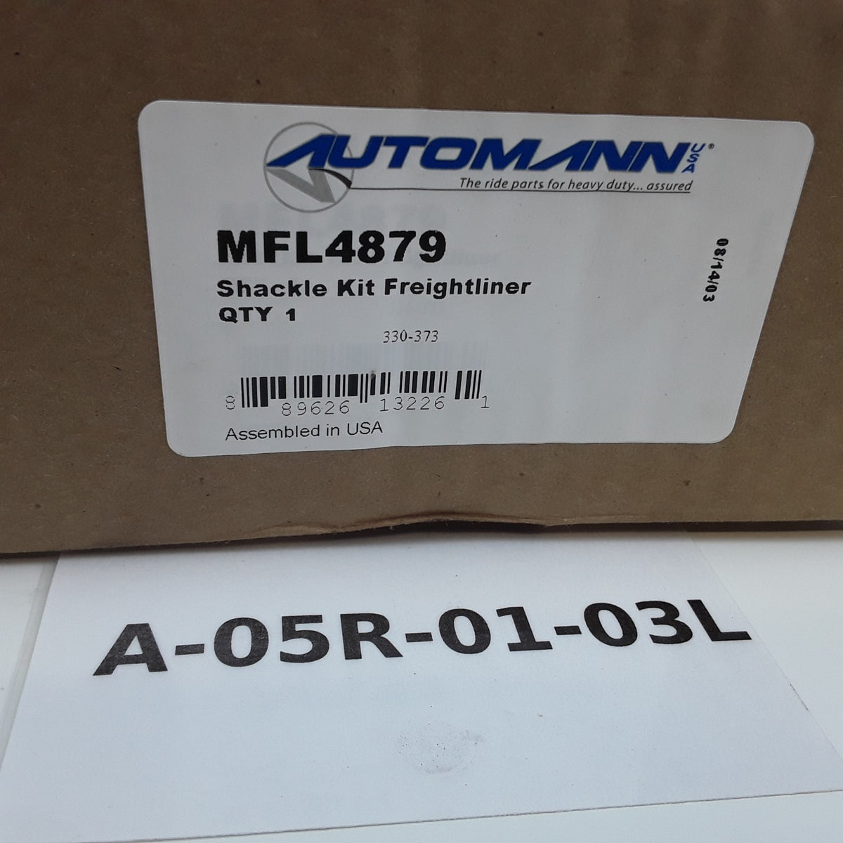 Automann MFL4879 Front Leaf Spring Shackle Fits Freightliner FC, FL, FL112, FLD