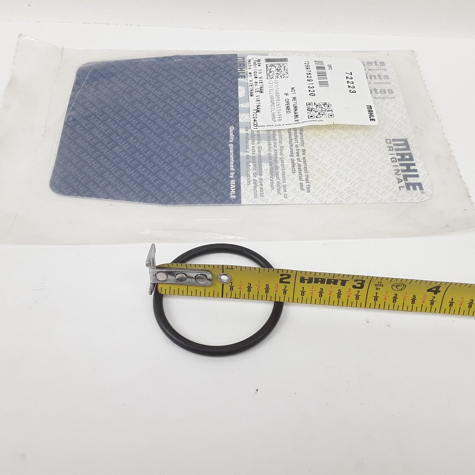 Car Truck Multi Purpose O-Ring Black Inside Diameter 1.61 IN Thickness 0.14 IN