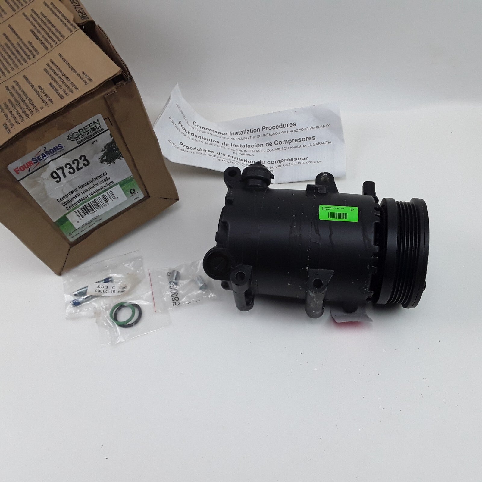 Reman A/C Compressor Fits Ford Escape 2013-2014 Ford Focus 2012-2014