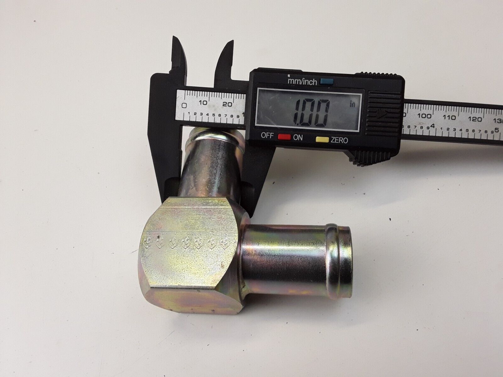 FOR CAT 2303241 ELBOW ADAPTER HYDRAULIC FLUID OR WATER 90 DEGREE STEEL 1" 1 inch - HotCarParts