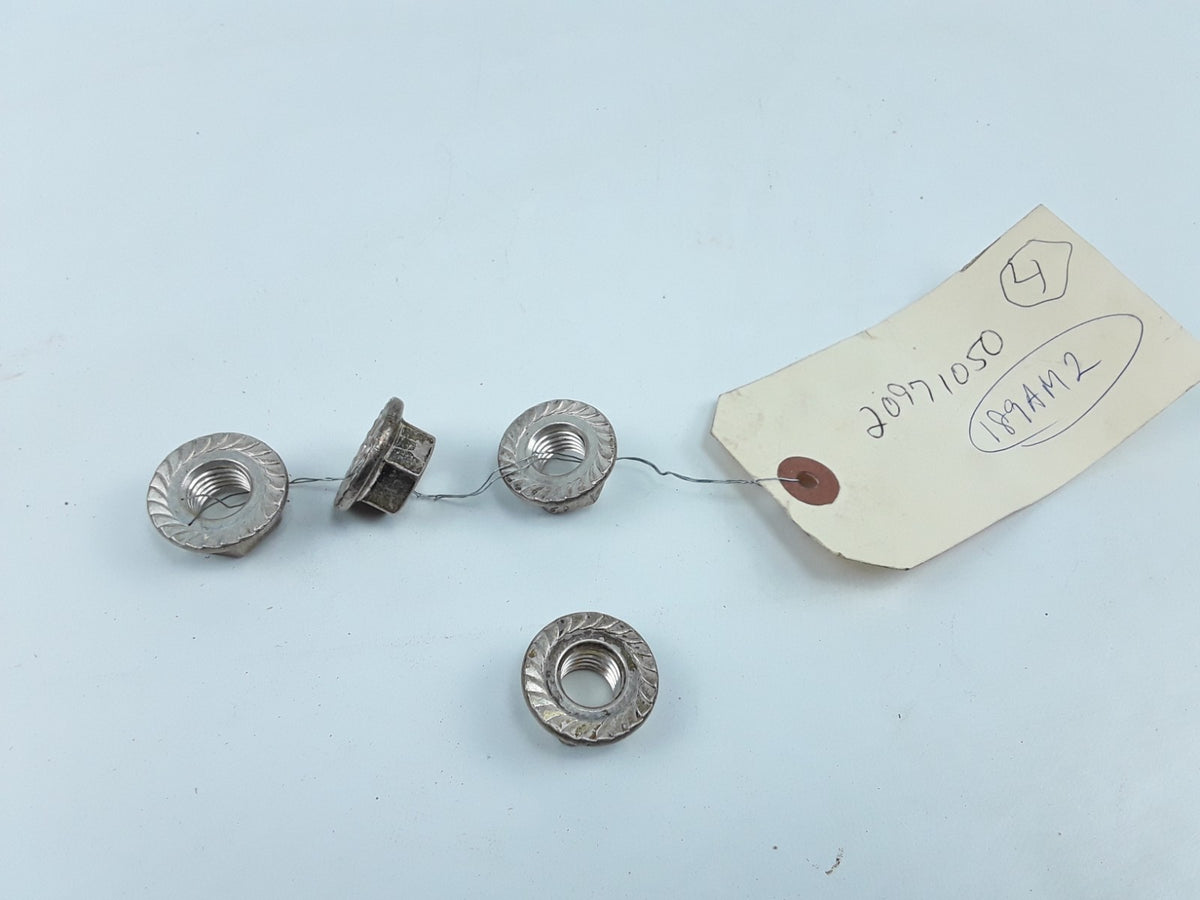 4pcs Mack 20971050 189AM2 Flange Lock Exhaust Nut Assembly M12 x 1.75 For Mack