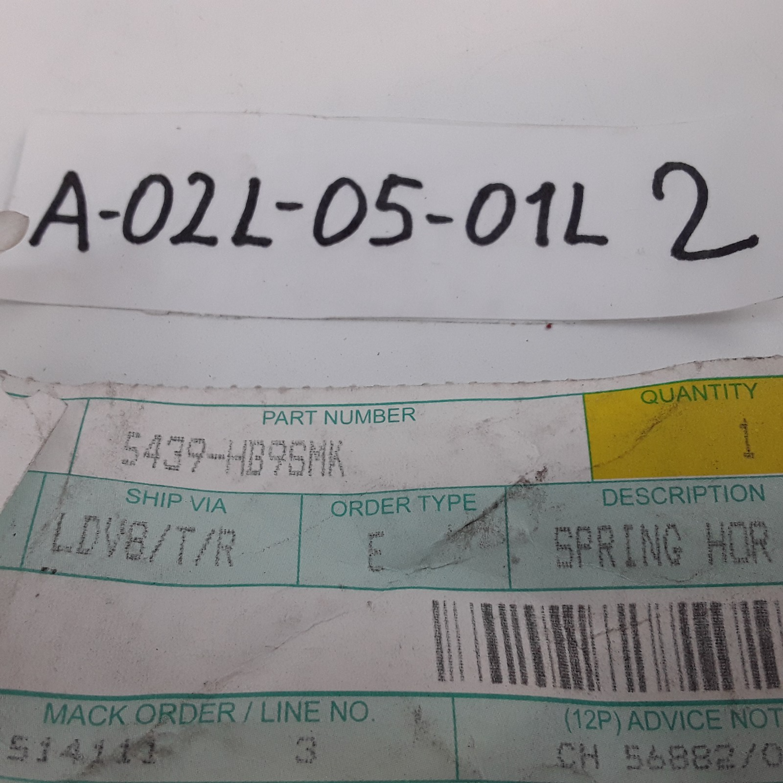 Genuine Horn Button Contact Spring 5439HB9SMK For Mack R Series Trucks