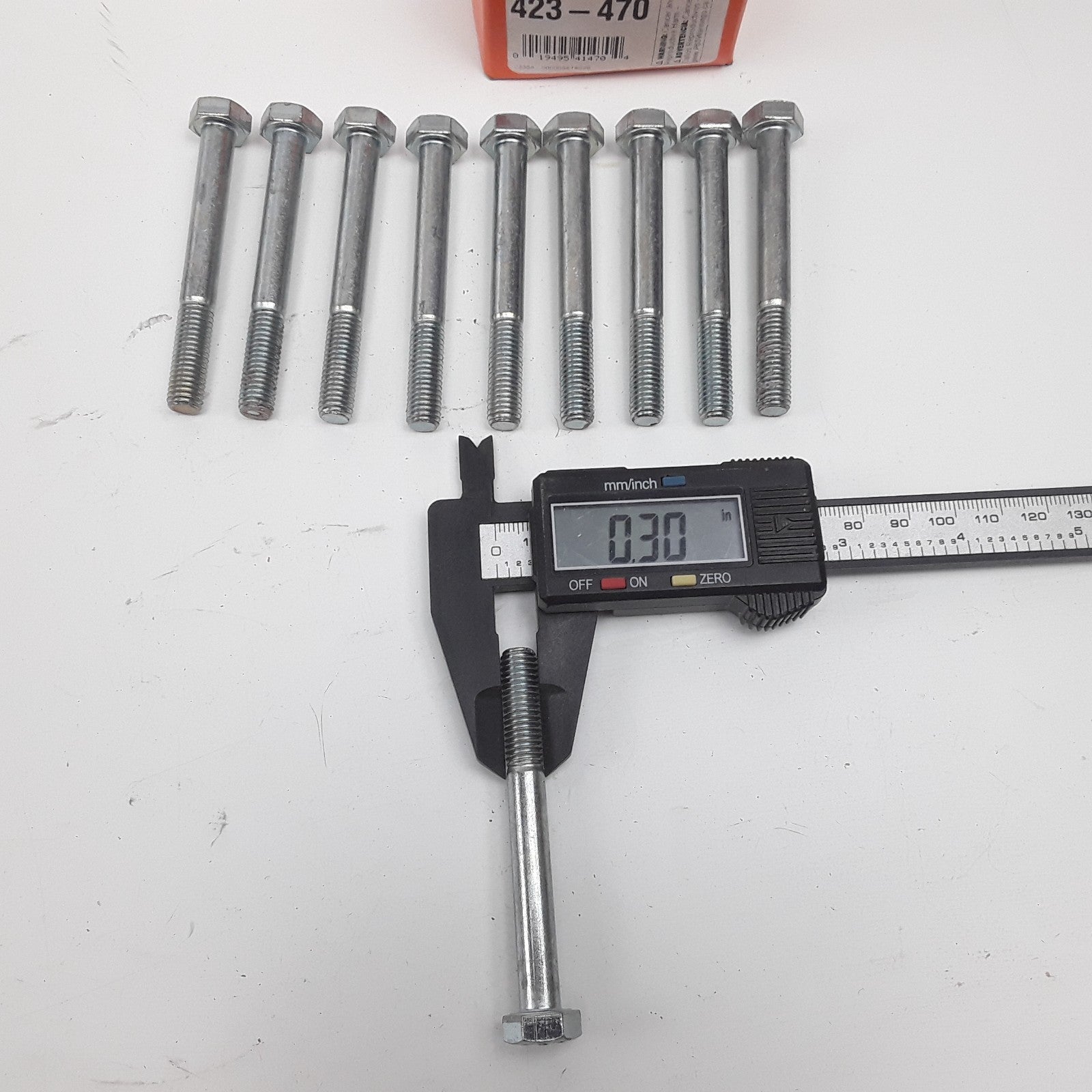 Dorman 423-470 Cap Screw-Hex Steel Head-Class 8.8- M8-1.25 x 70mm Set of 10