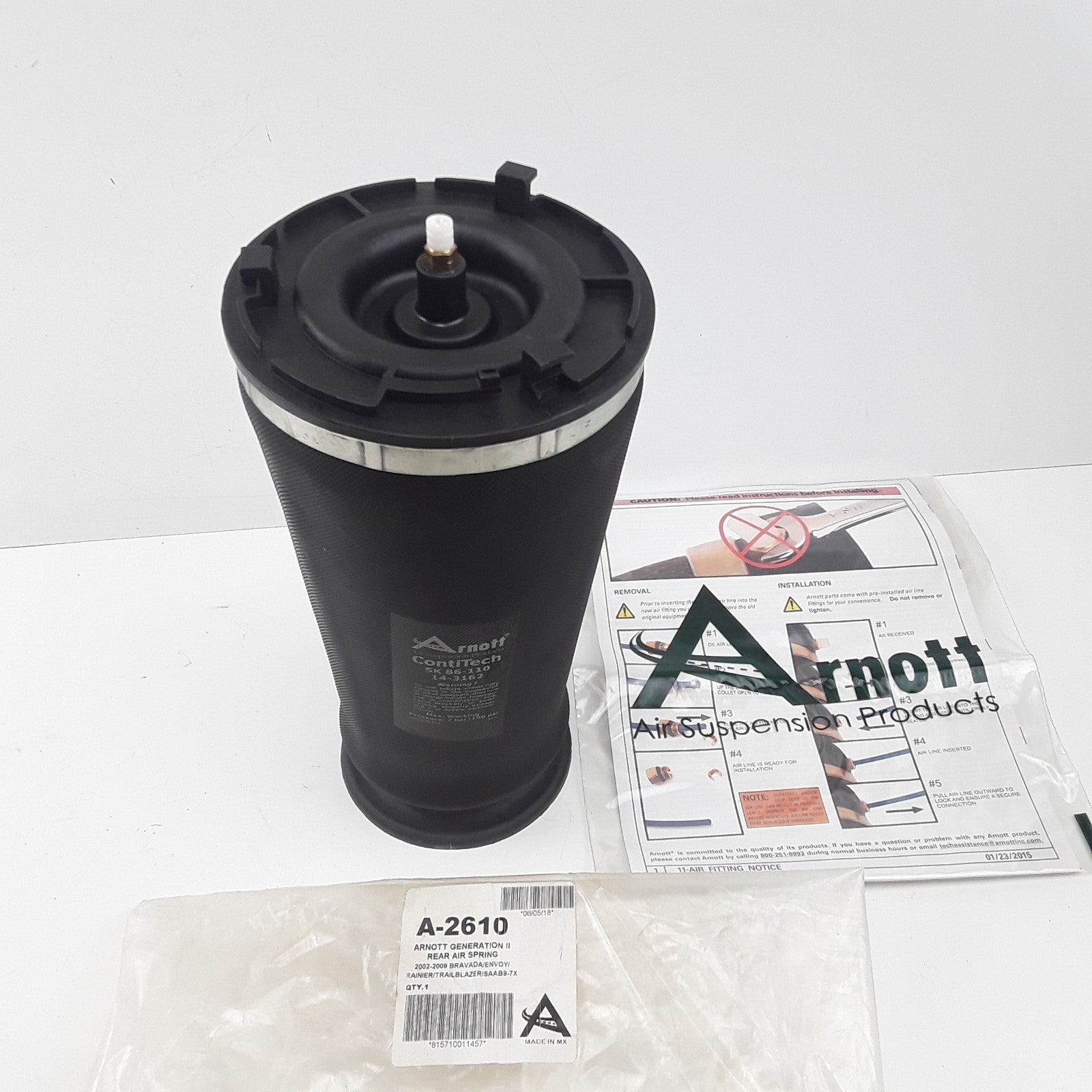 Arnott Contitech SK 86-110 / 14-3162 Air Bags Rear For Heavy Duty Car Trucks