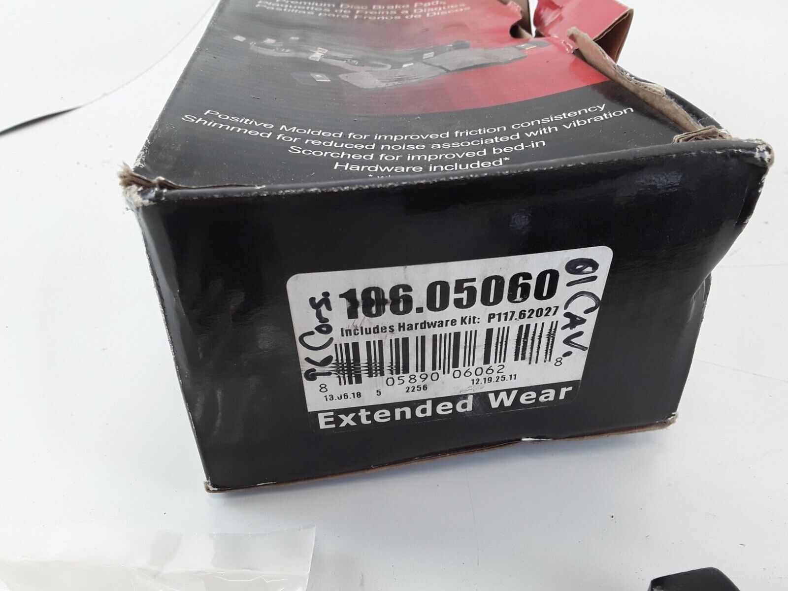 Front Disc Brake Pad Set Extended Wear Semi-Metallic Centric 106.05060 - HotCarParts