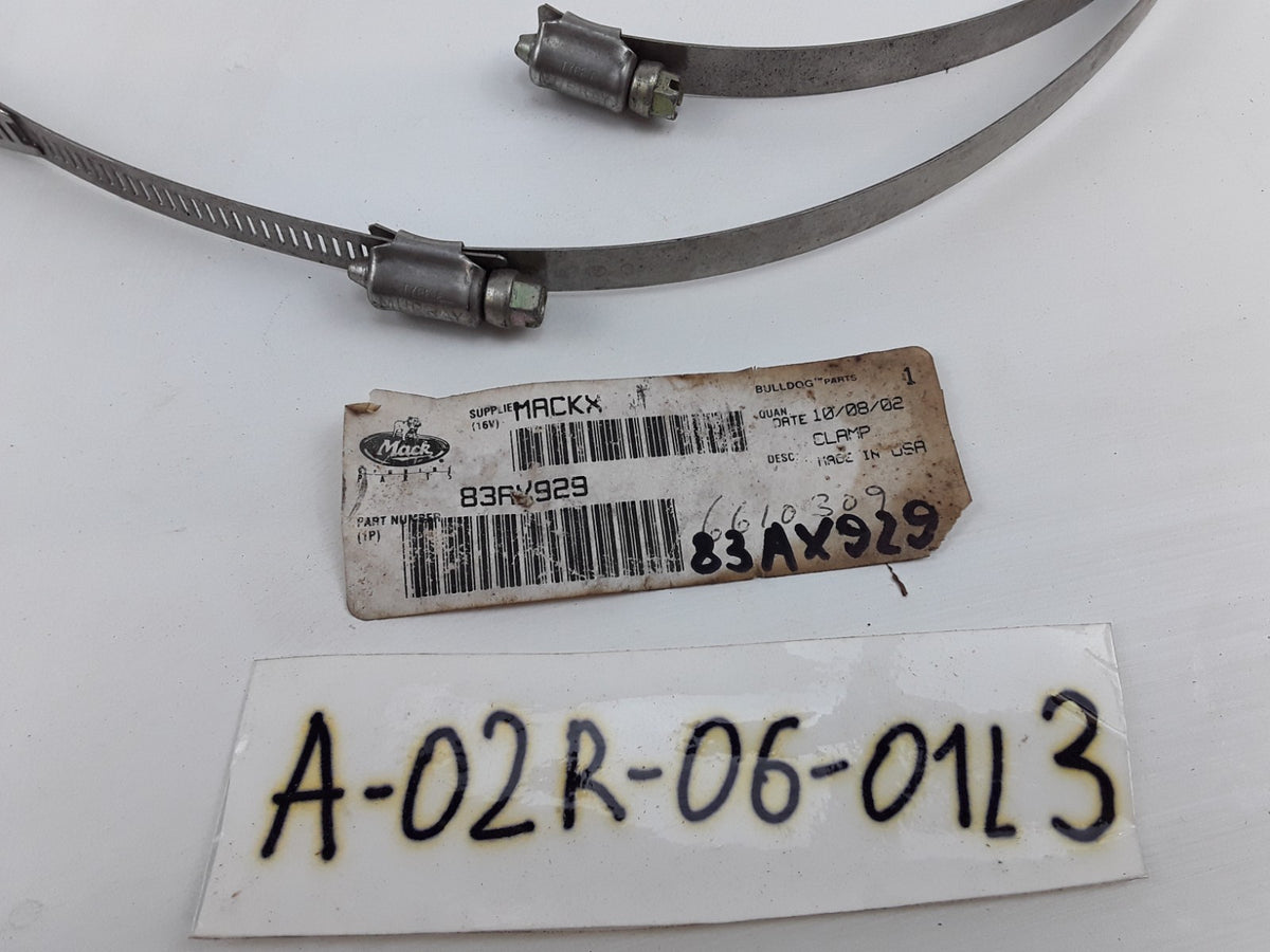 Mack 83AX929 Hose Clamp Assembly Heavy Duty For Mack Trucks