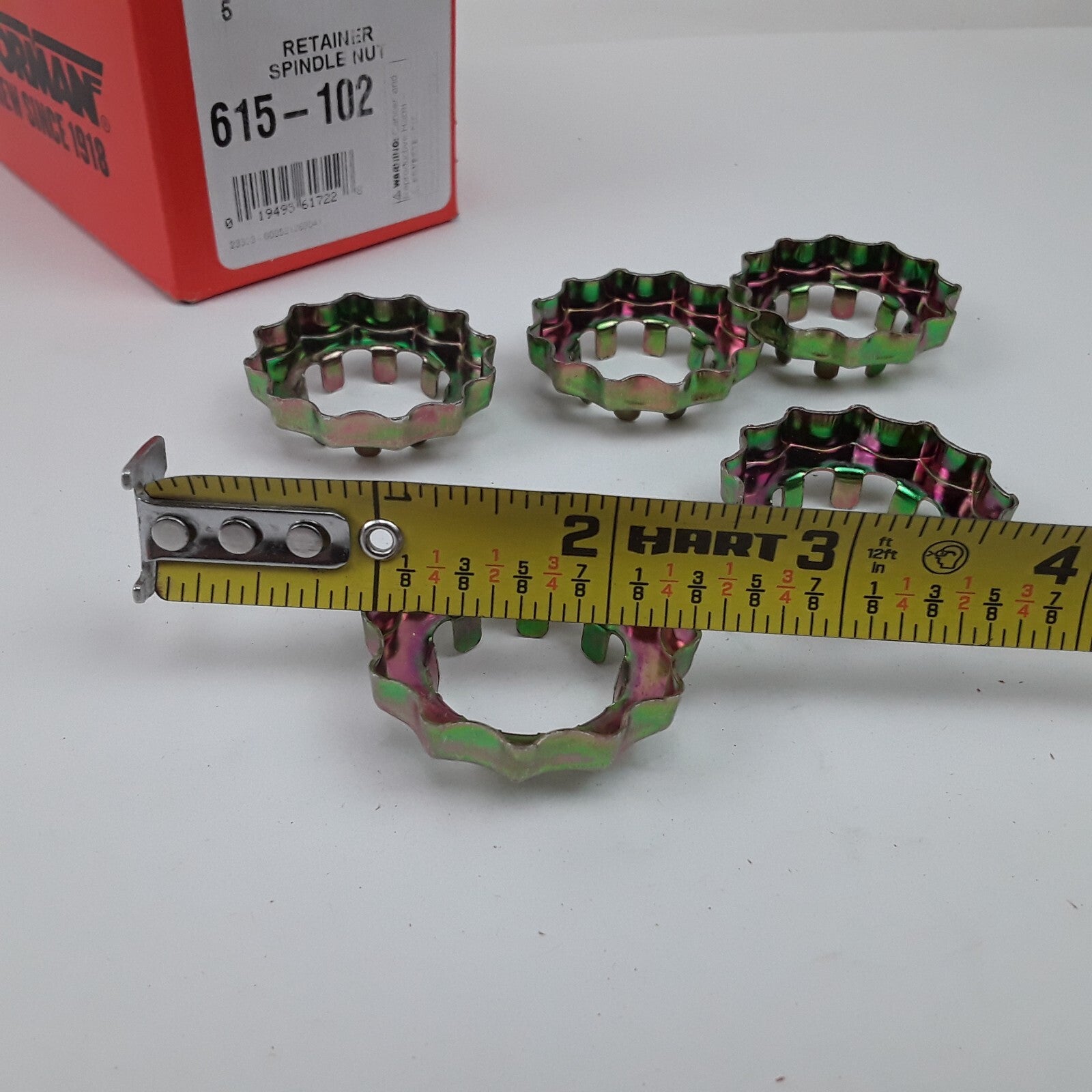 Set of 5 Spindle Nut Retainer M20-1.5 Hex Size 30mm Fits Toyota Mercury Ford Geo