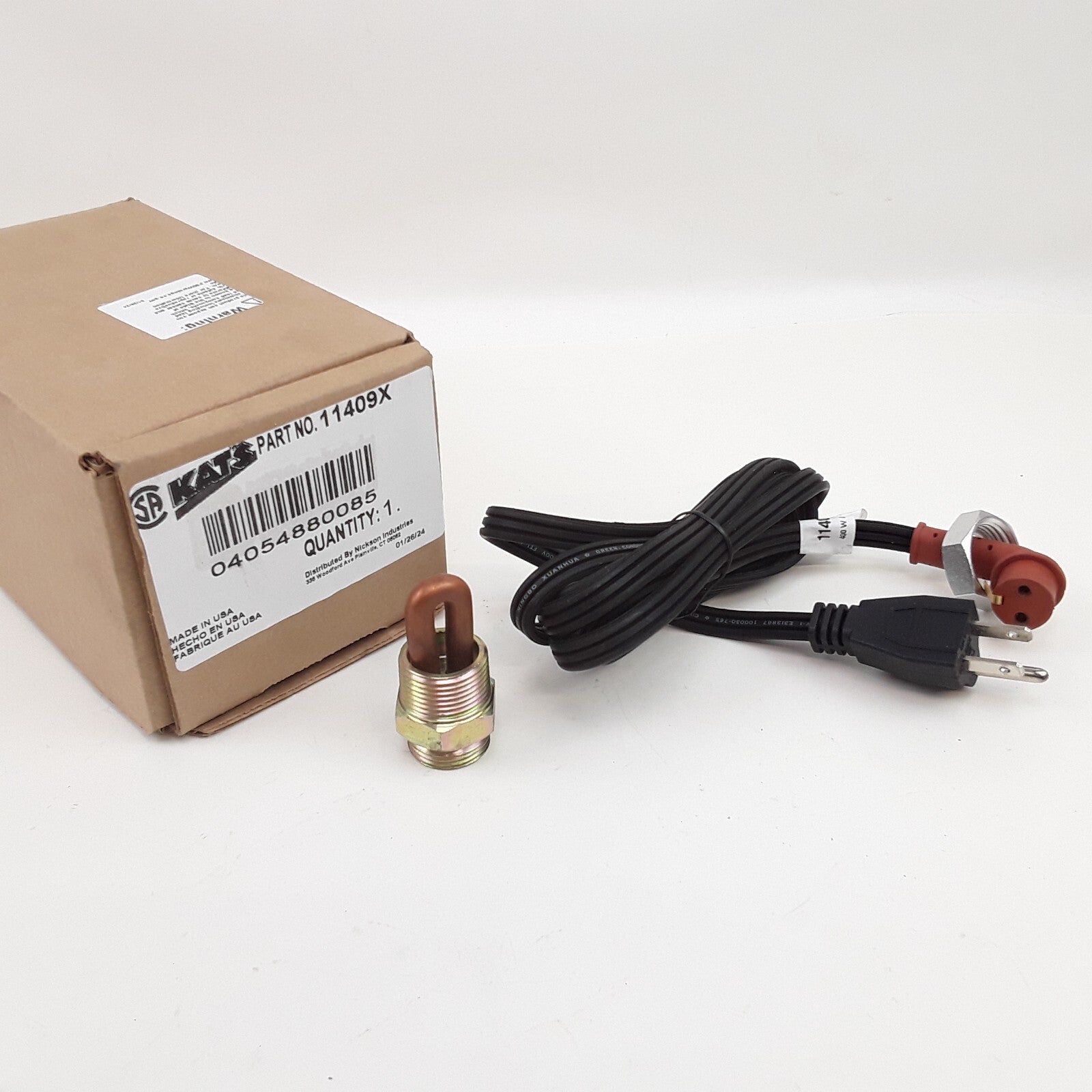 Kat's 11409X Car Truck Heavy Duty 400 Watt 3/4" NPT Frost Plug Heater