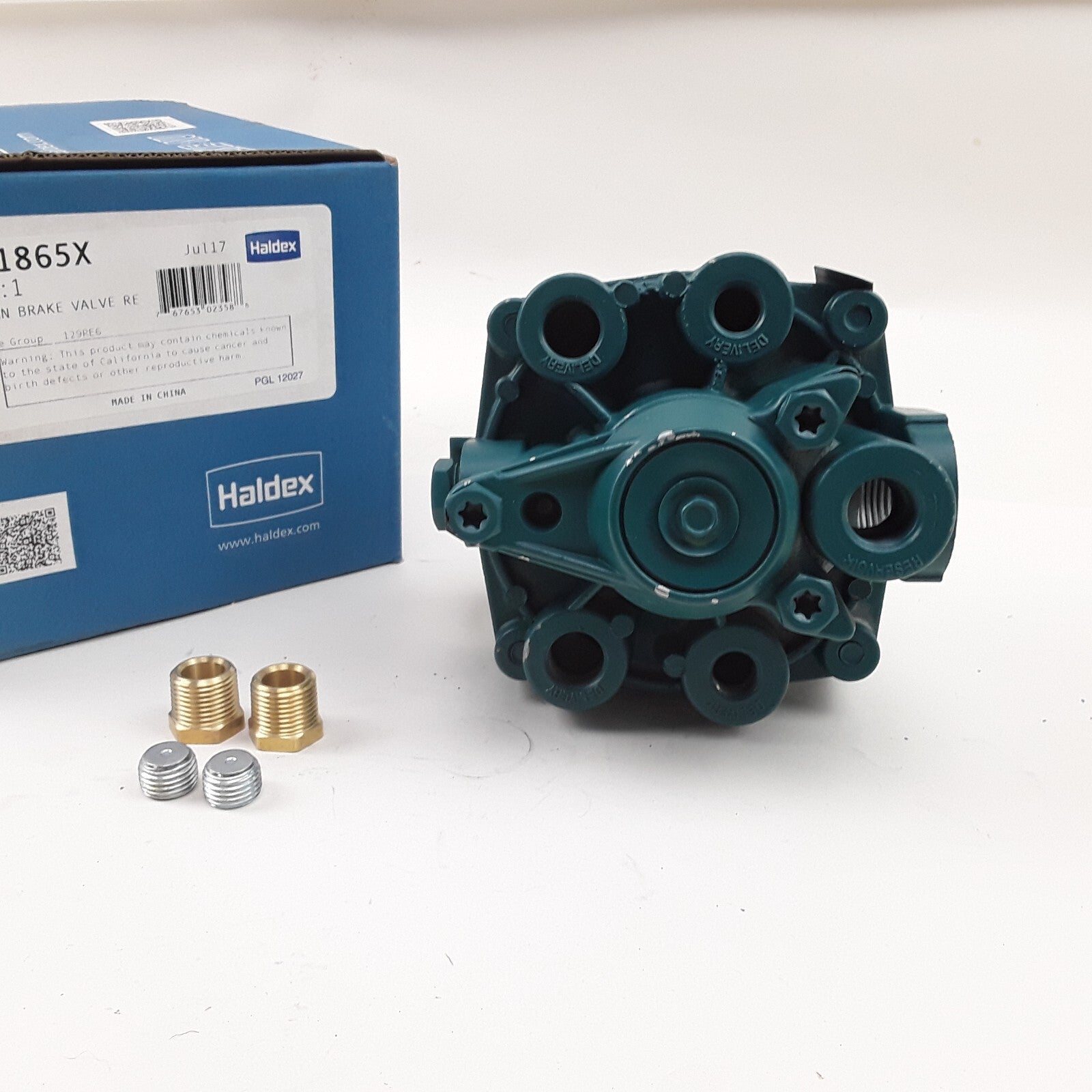 Haldex 281865X Reman Air Brake Emergency Relay Valve Assembly Heavy Duty