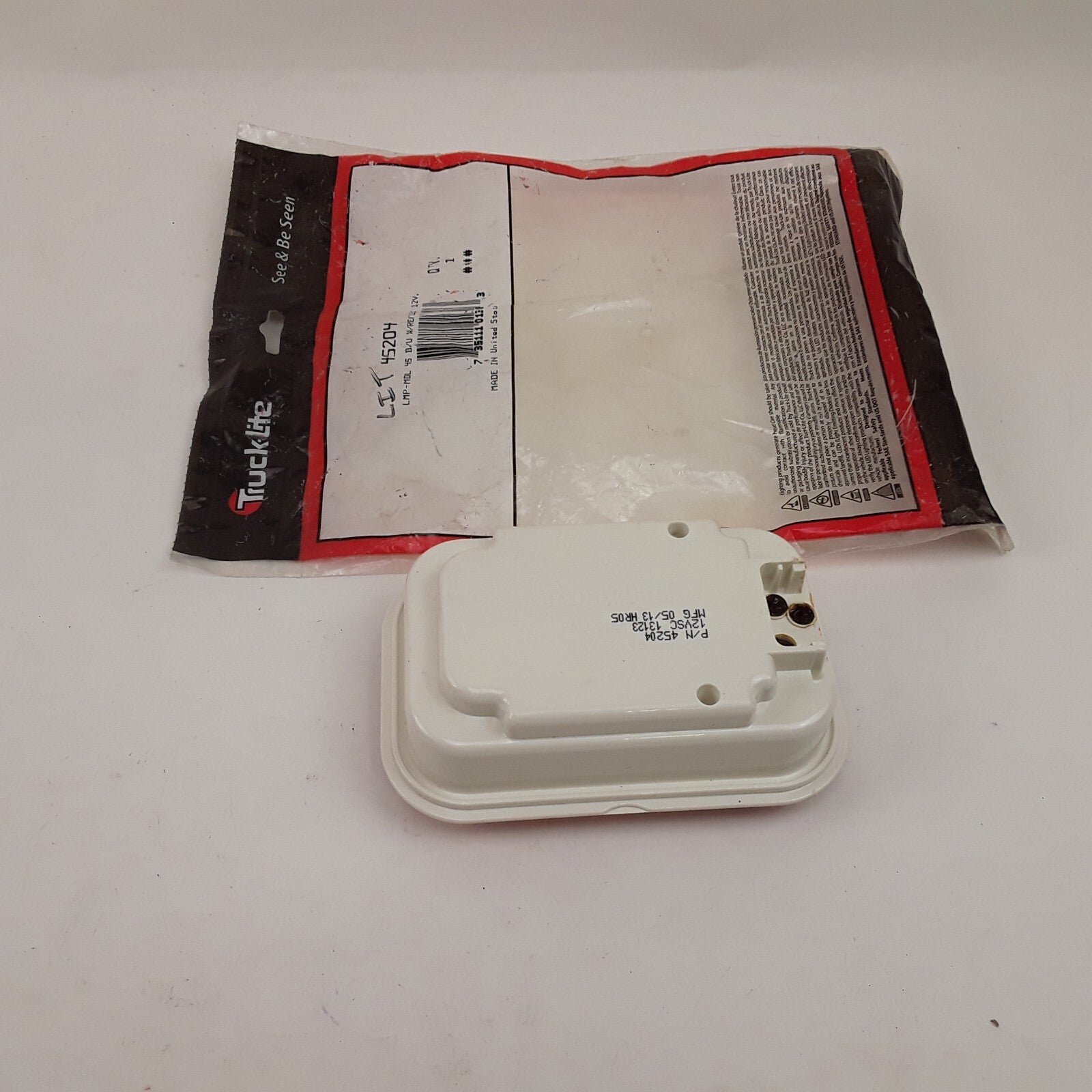 Truck-Lite 45204 Super 45 Back Up Light Clear Lens Rectangular Lens Shape 12V