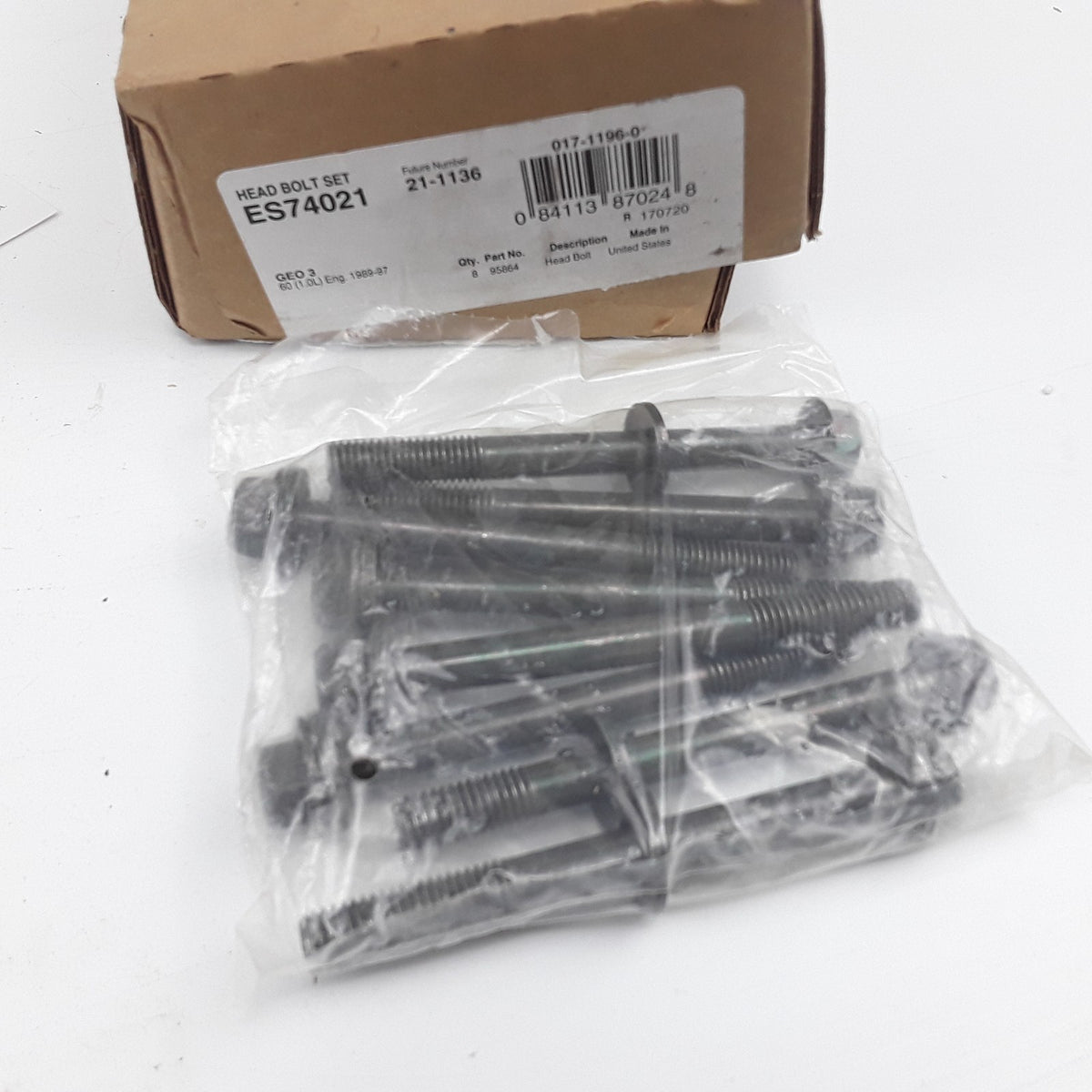 Engine Cylinder Head Bolt Set Fits Pontiac Suzuki Geo Chevrolet 1989 1990-2000