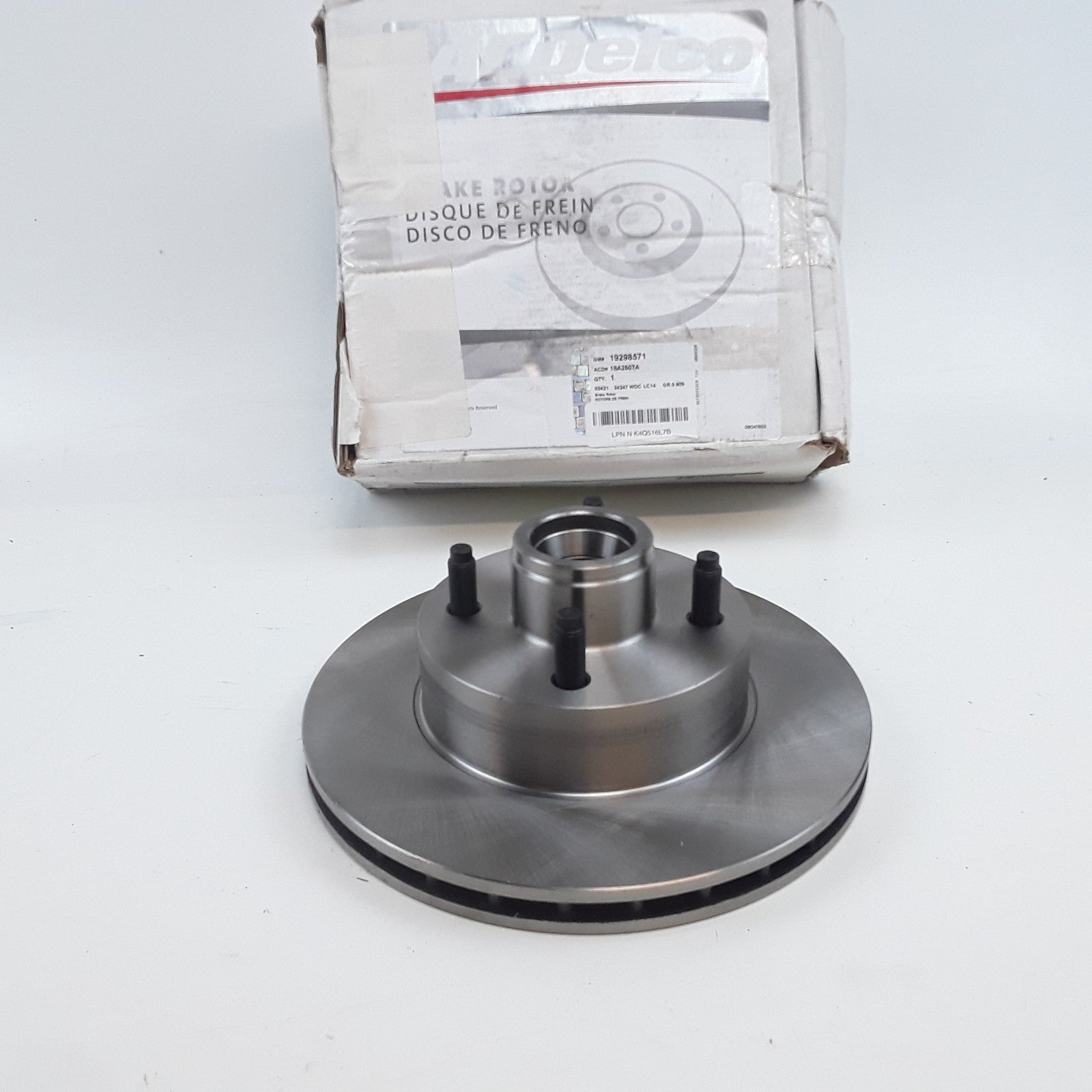 ACDelco 18A2507A Front Disc Brake Rotor Assembly Fits Lexus IS250 (2006-2015)