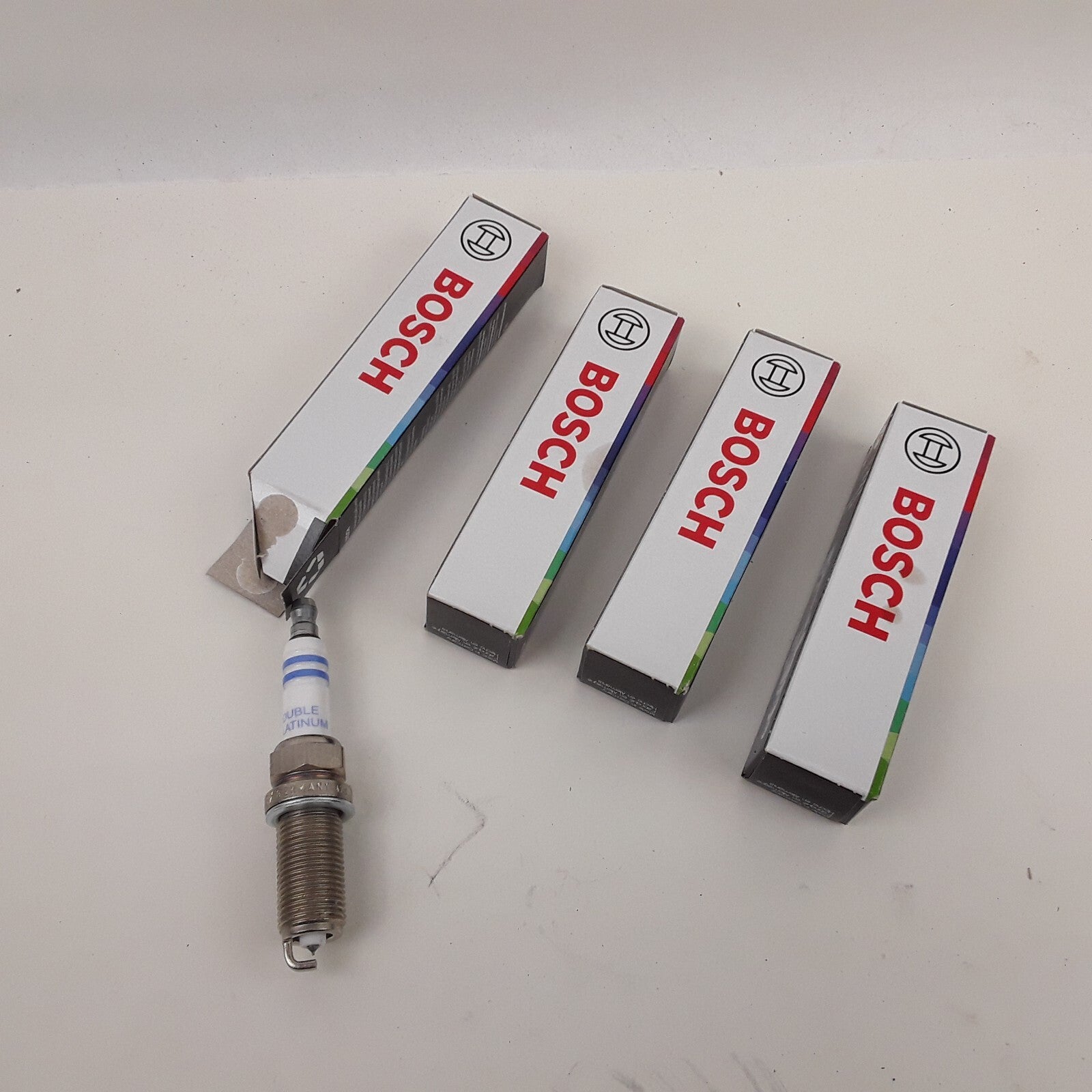4 Double Platinum Spark Plugs Fits Toyota Lexus Subaru Nissan INFINITI 2001-2023