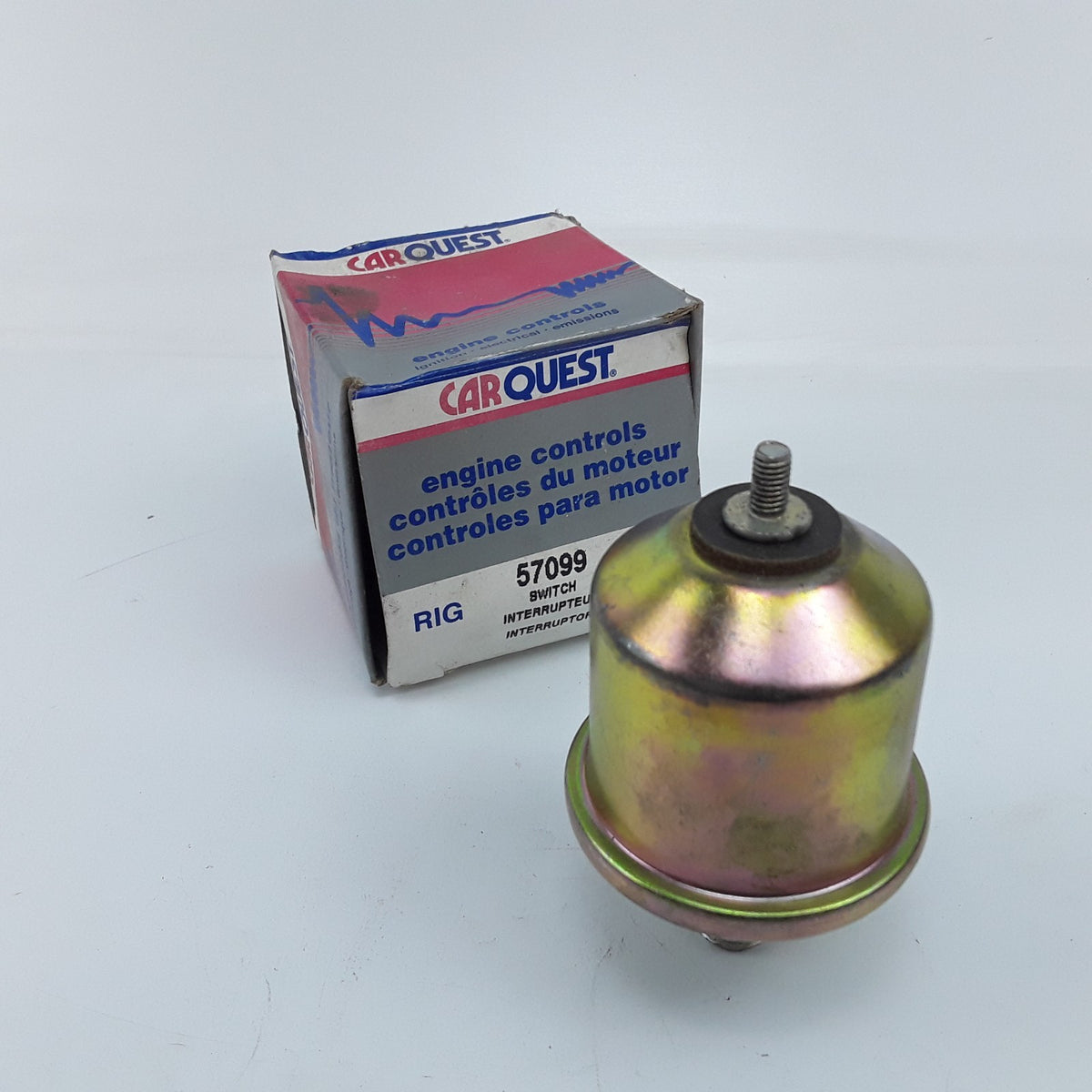 Engine Oil Pressure Switch For Automotive or Marine Applications Carquest 57099