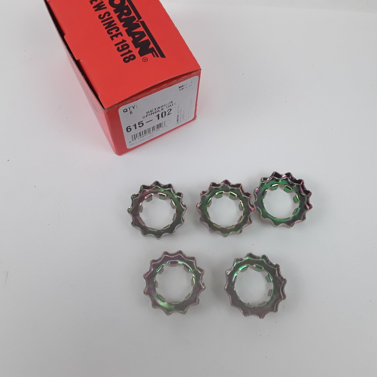 Set of 5 Spindle Nut Retainer M20-1.5 Hex Size 30mm Fits Toyota Mercury Ford Geo
