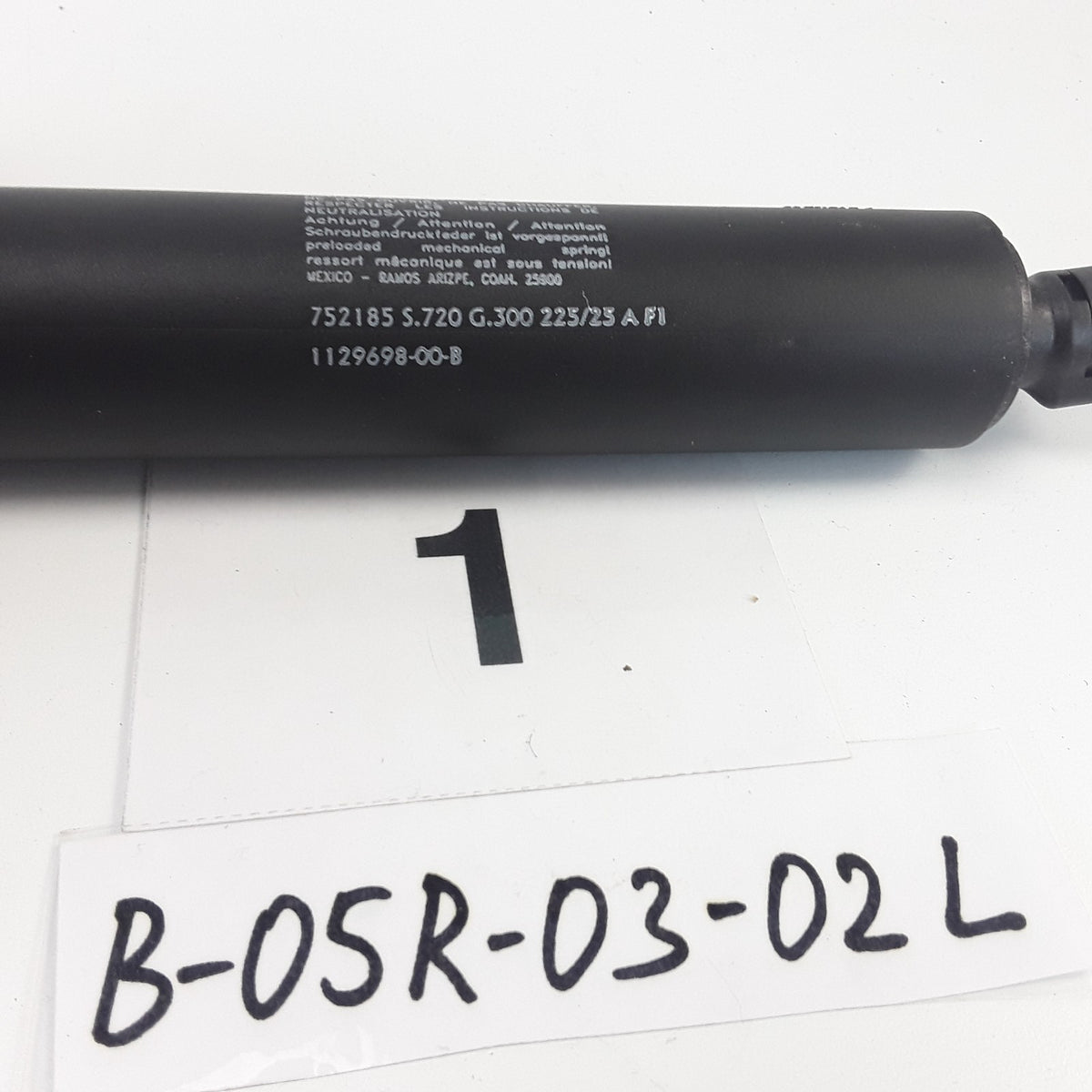 2016-2024 Tesla Model X MX Rear Passenger Side Power Liftgate Shock Strut Right