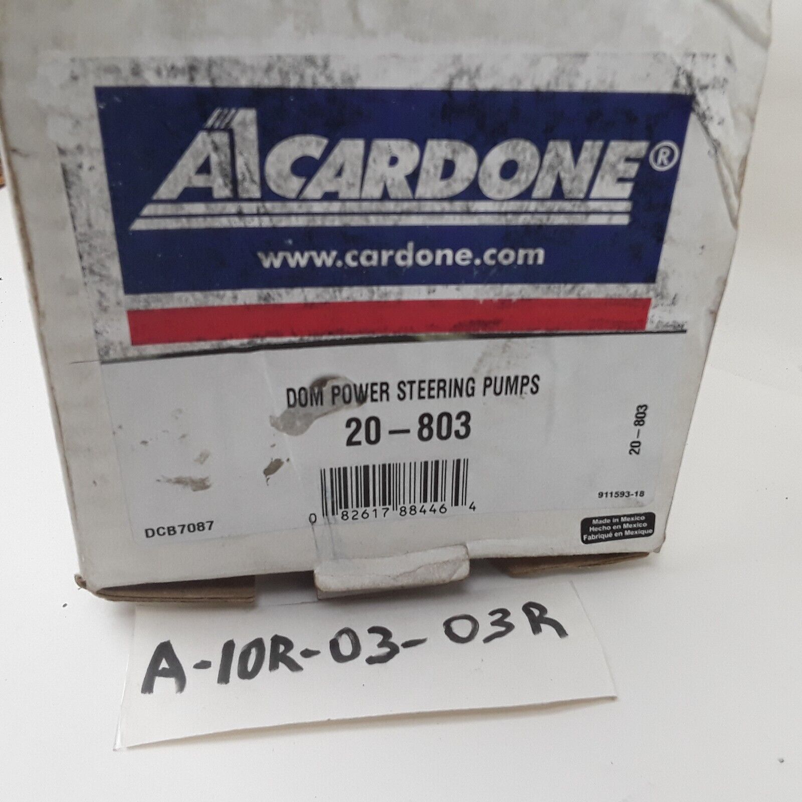 Cardone 20-803 Power Steering Pump For Chevrolet, Pontiac, Suzuki 1.6L 2009-2011