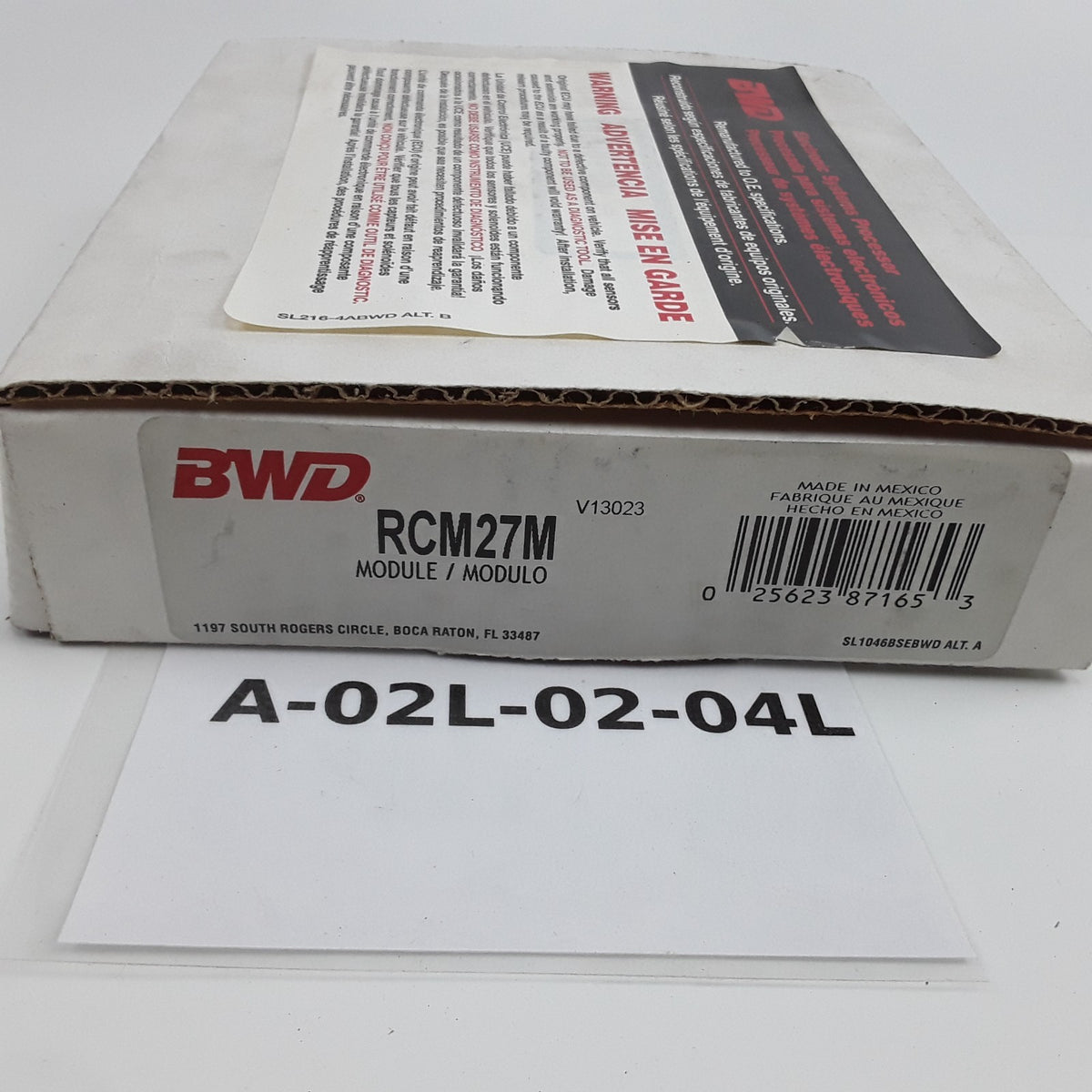 BWD RCM27M Relay Control Module For Heavy Duty High Performance Car Trucks
